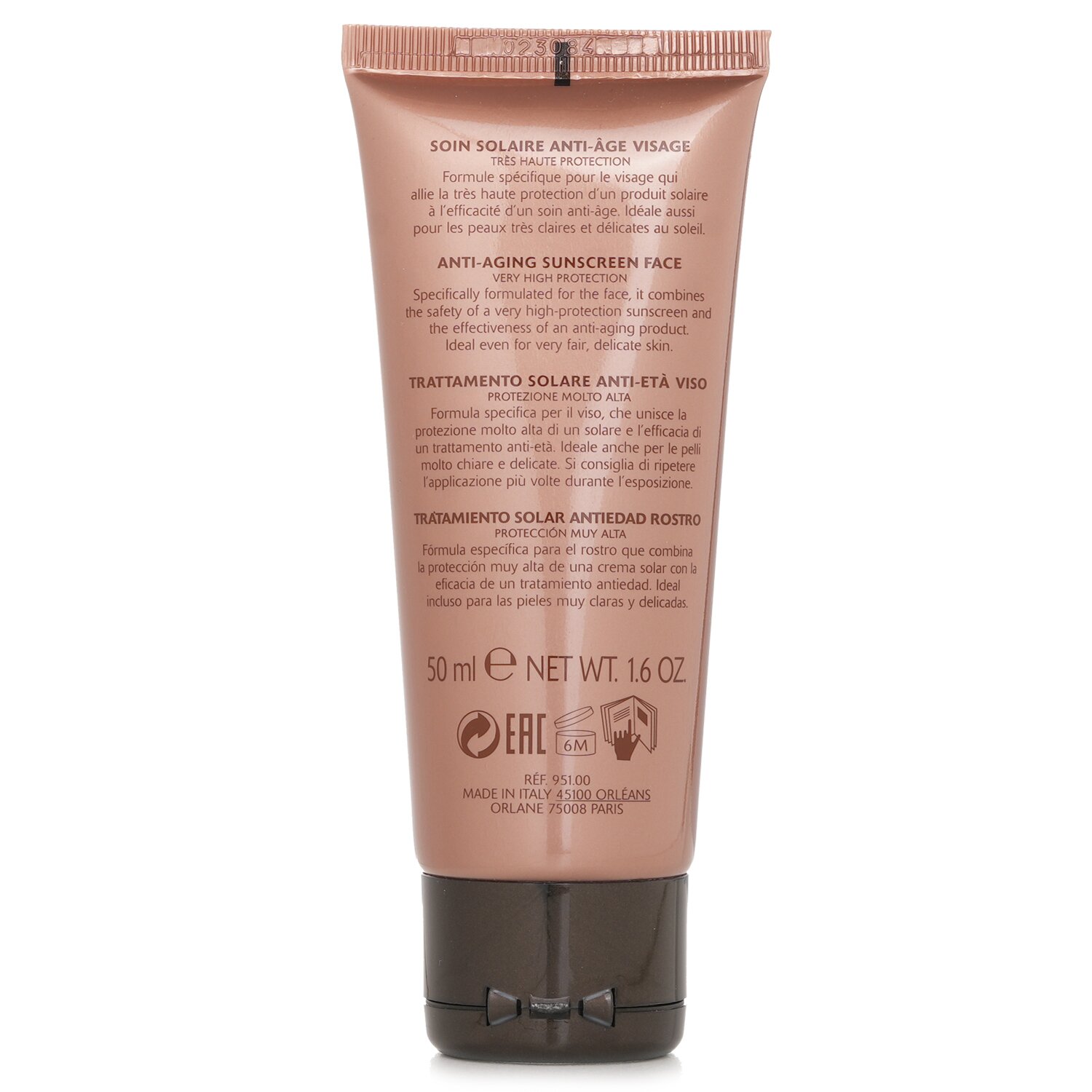 Orlane Anti Aging Sunscreen Face SPF 50 50ml