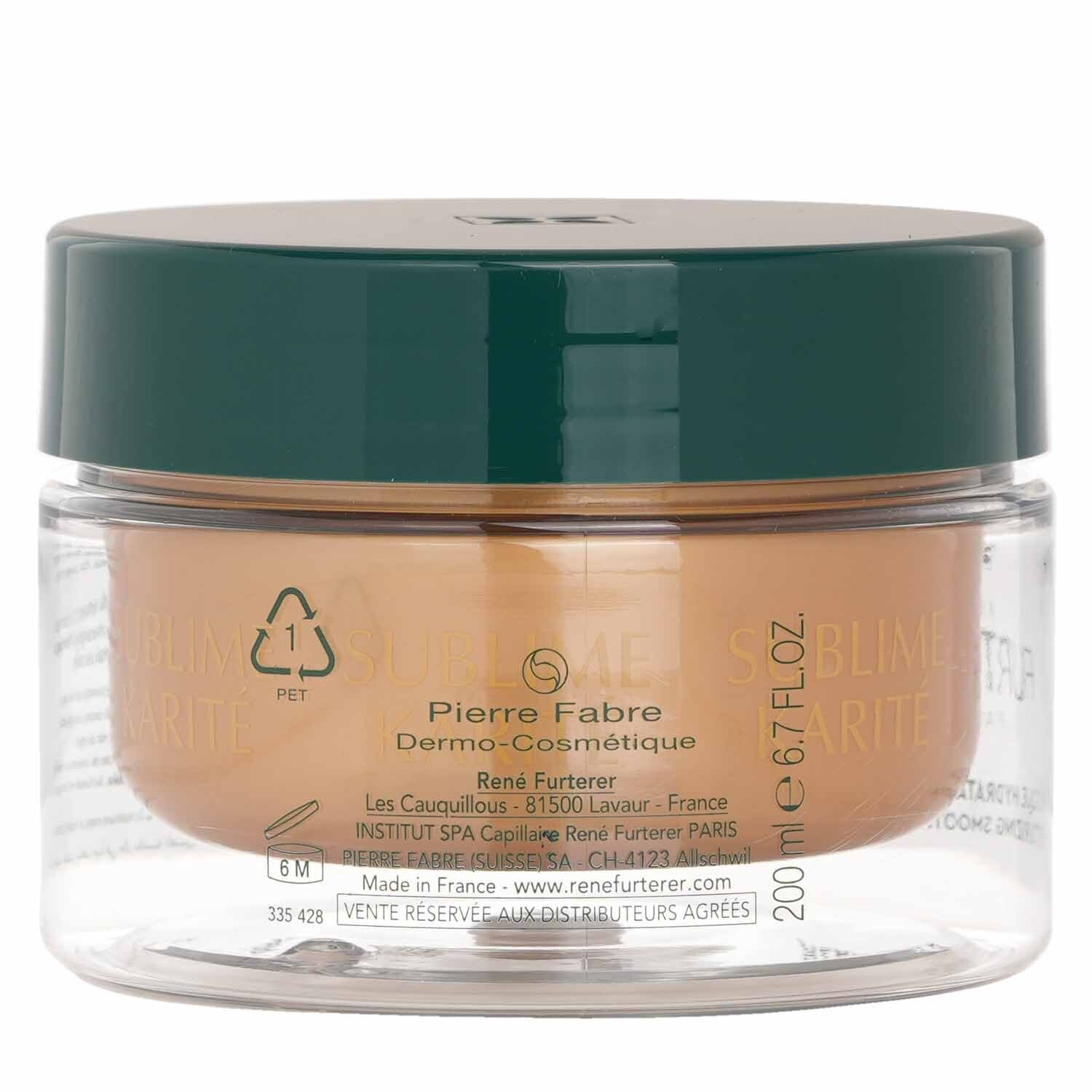Rene Furterer Sublime Karite Moisturising Smoothing Mask 200ml