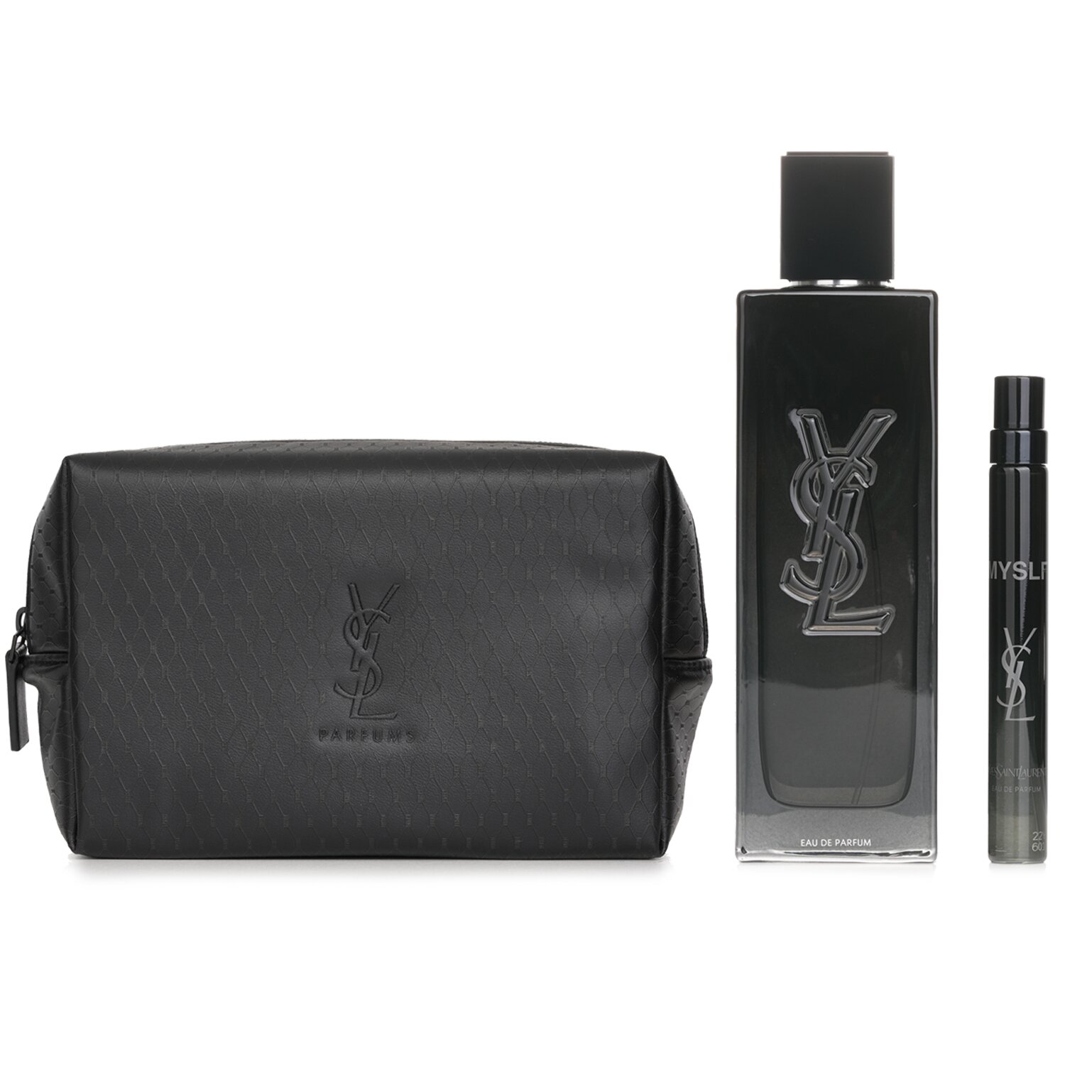 Yves Saint Laurent Myslf Est Eau De Parfum Coffet: Myslf Est Eau De Parfum Spray 100ml + Myslf Est Eau De Parfum Spray 10ml + Pouch 2pcs+1pouch