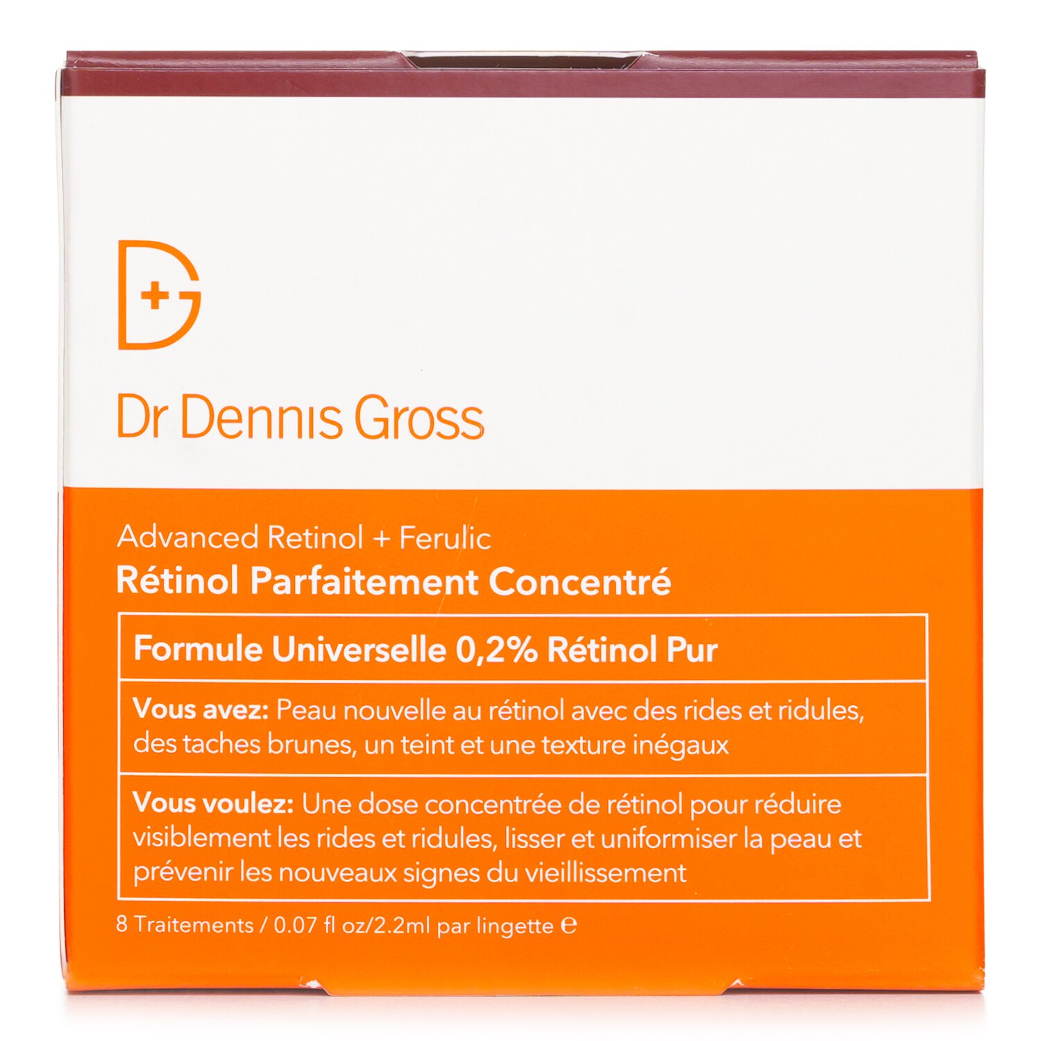 Dr Dennis Gross Advanced Retinol + Ferulic Perfectly Dosed Retinol Treatments 2.2ml x 8pads