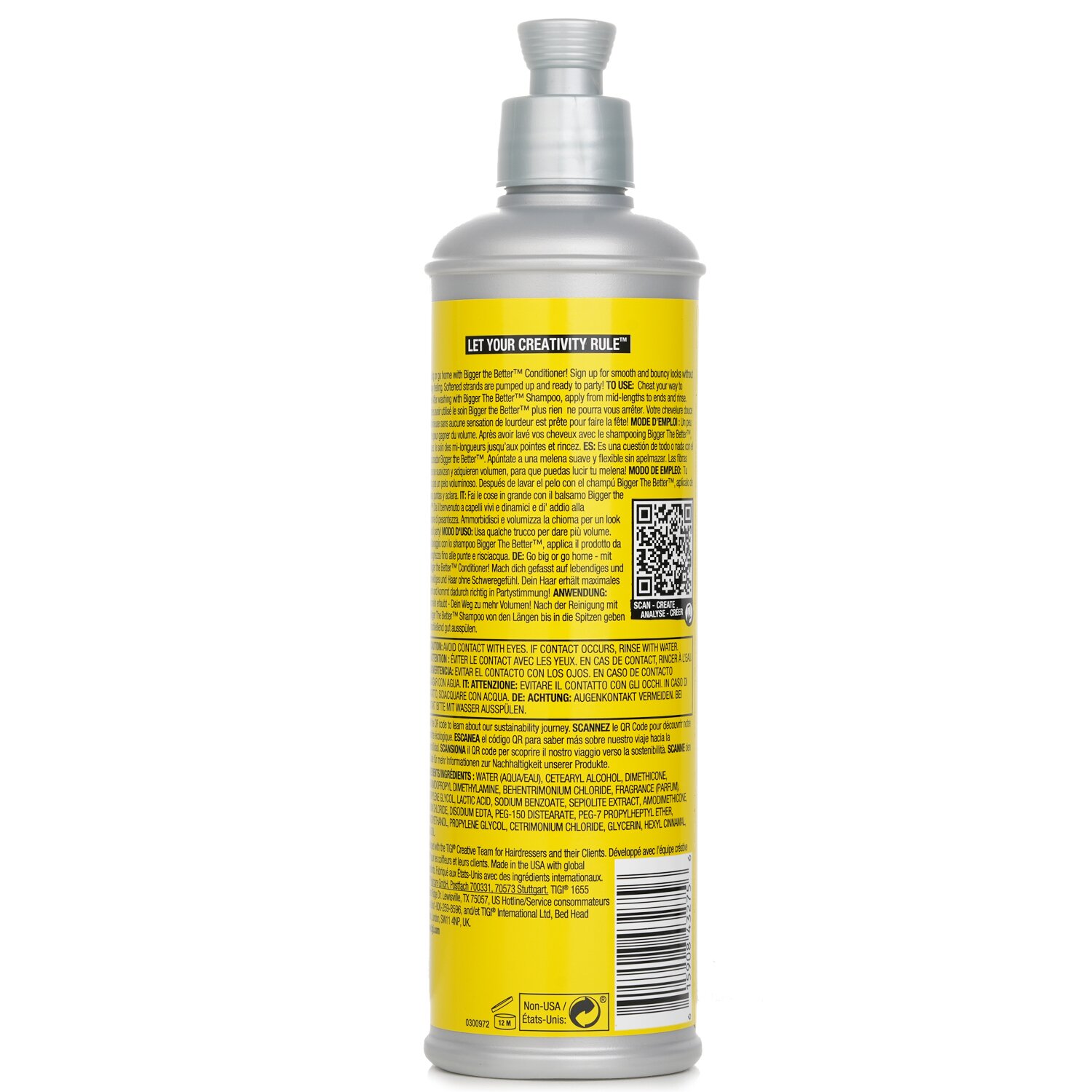 Tigi Bed Head Bigger The Better Lightweight Volume Conditioner 300ml/10.14oz