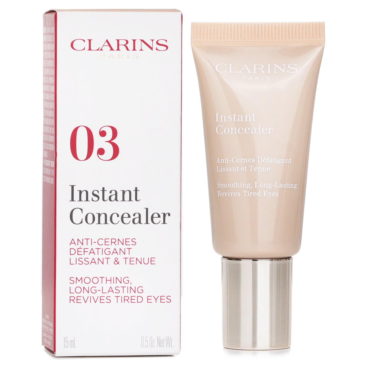 Clarins Instant Concealer Smoothing Long Lasting Revives Tired Eyes 15ml/0.5oz