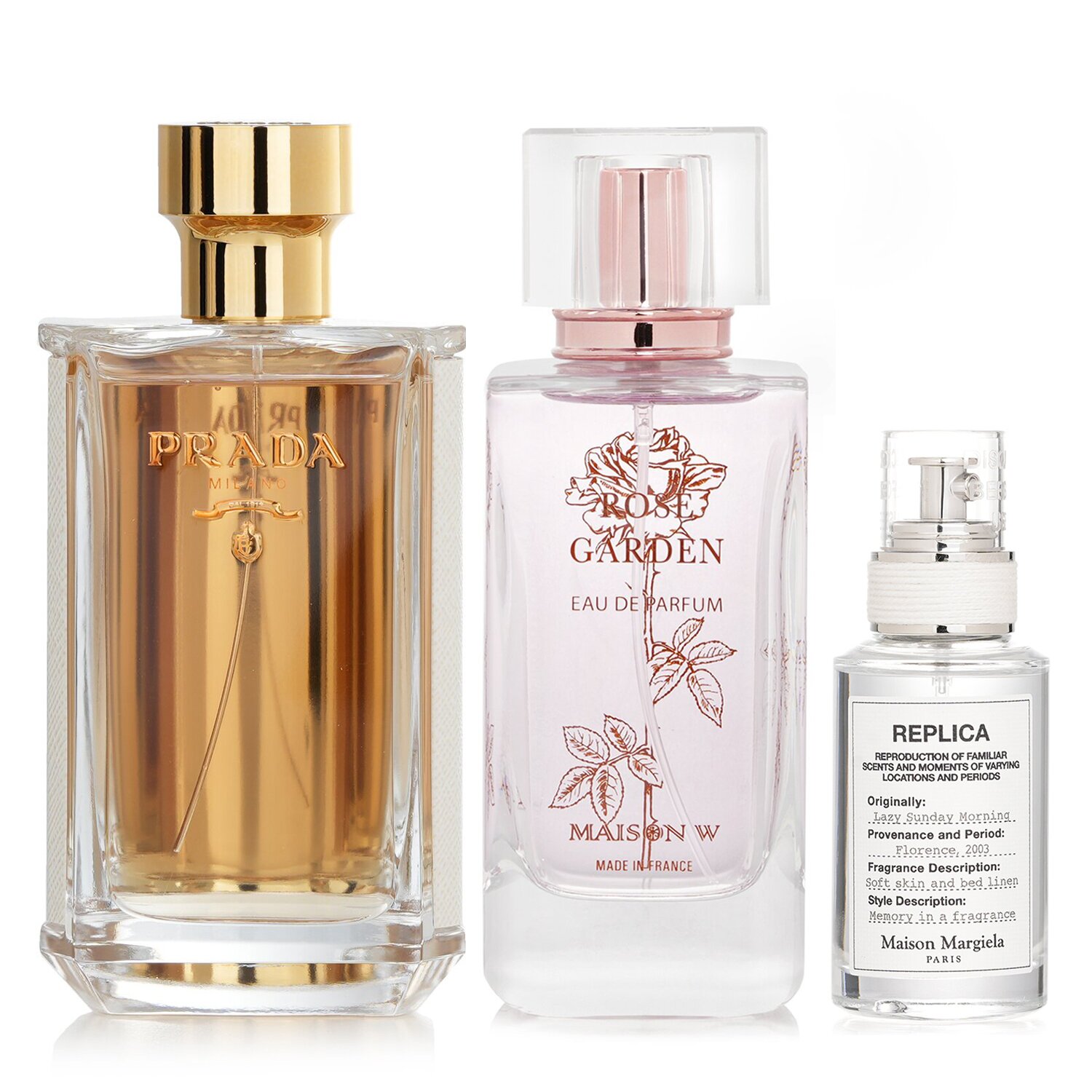 Maison W Maison W x Prada x Maison Margiela - Perfume Bundle 3pcs