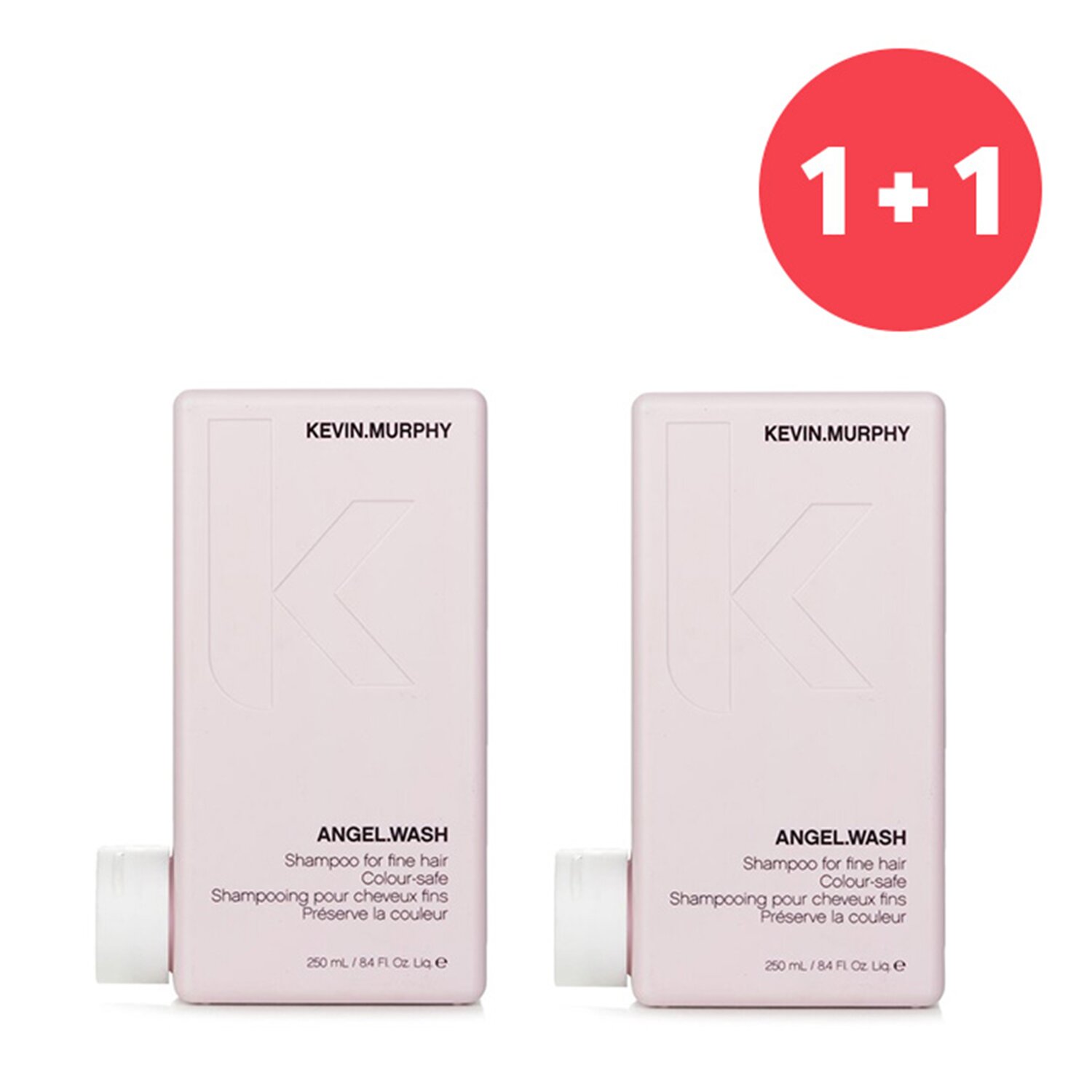Kevin.Murphy 【1+1 Set】Angel.Wash (A Volumising Shampoo - For Fine, Dry or Coloured Hair) 250ml/8.4oz x2