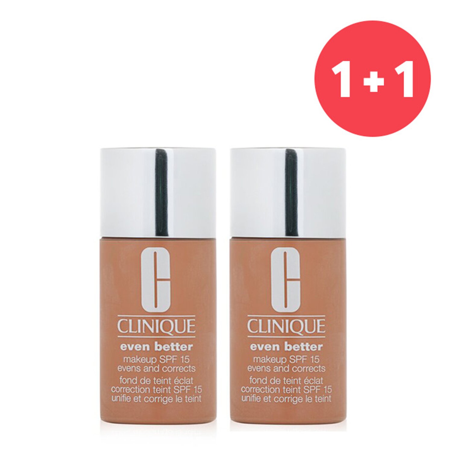 Clinique 【1+1 Set】Even Better Makeup SPF15 (Dry Combination to Combination Oily)Beige 30ml/1oz x2