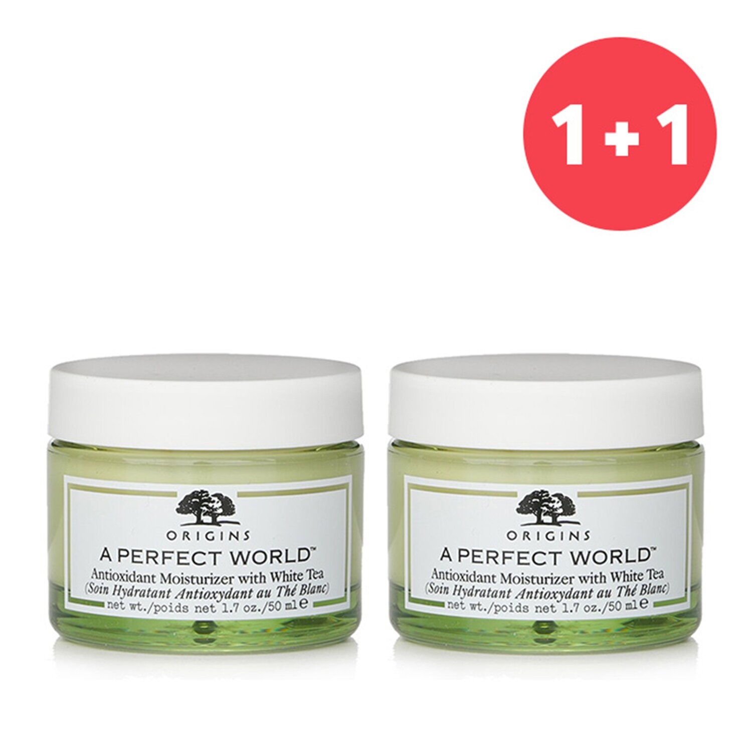 Origins 【1+1 Set】A Perfect World Antioxidant Moisturizer With White Tea 50ml/1.7oz x2