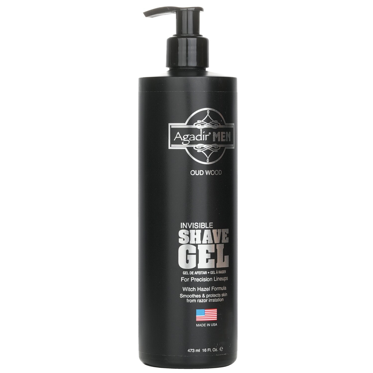 Agadir Argan Oil Agadir Men Gel de Afeitar Invisible - Oud Wood 473ml/16oz