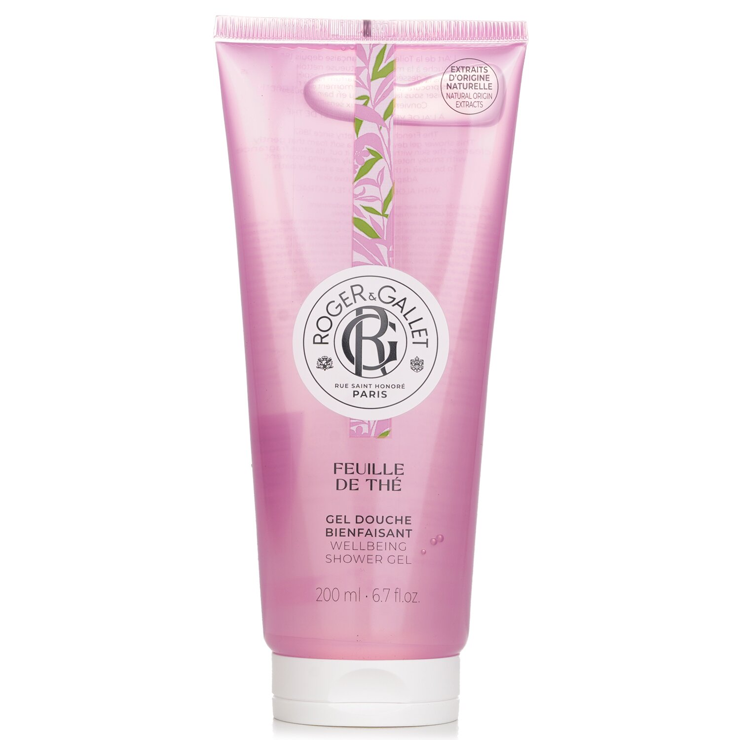 Roger & Gallet Feuille De The Wellbeing Shower Gel 200ml