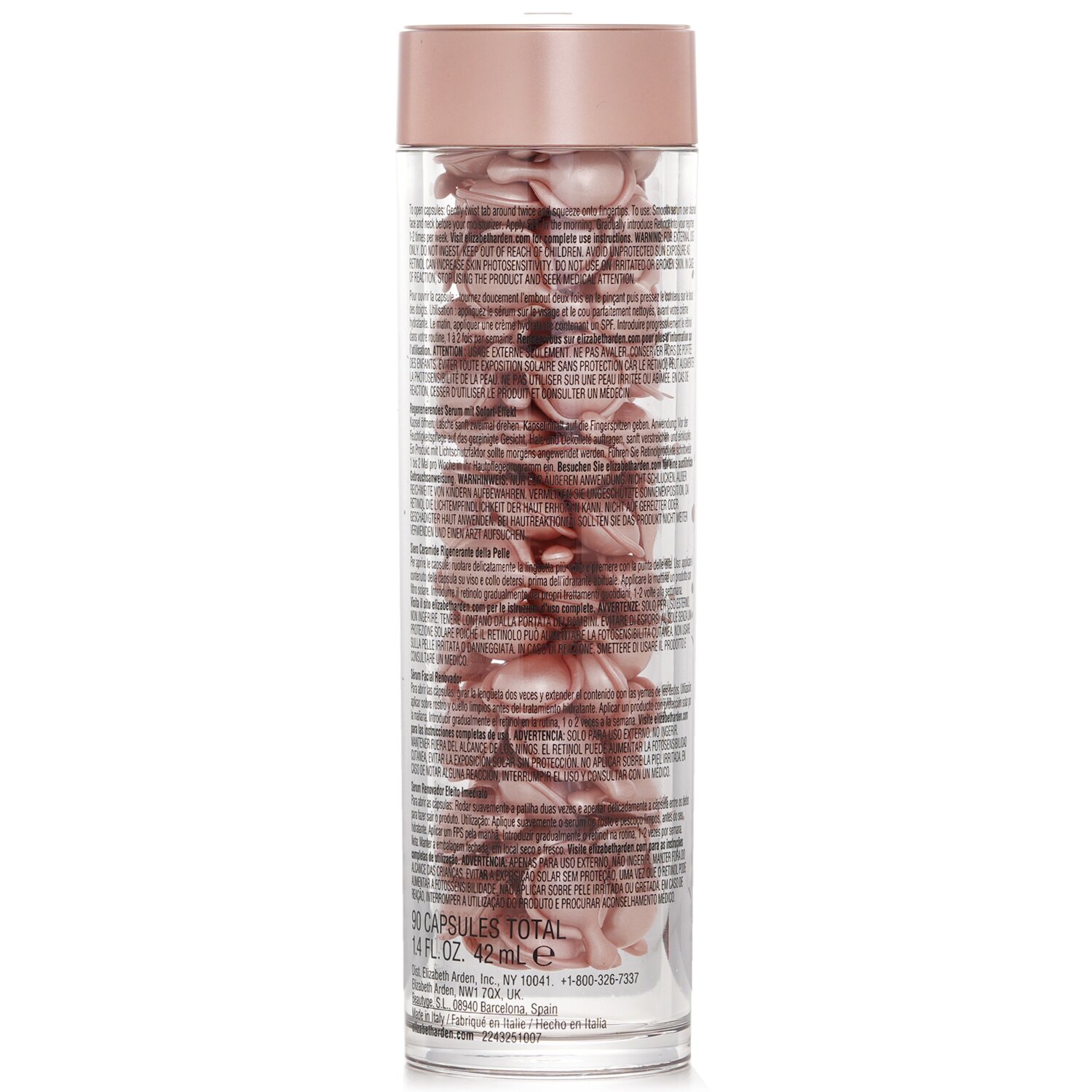 Elizabeth Arden Retinol + HPR Ceramide Capsules Rapid Skin Renewing Serum 90caps/42ml