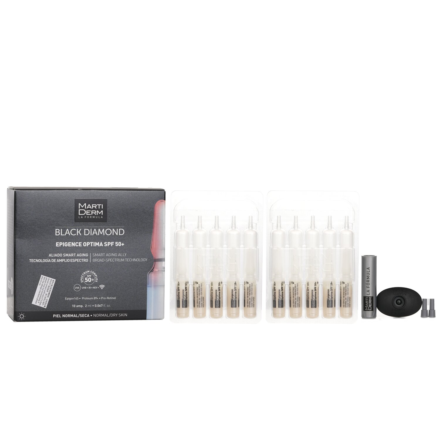 Martiderm Black Diamond Epigence Optima SPF 50+ (For Normal/ Dry Skin) 10 Ampoulesx2ml