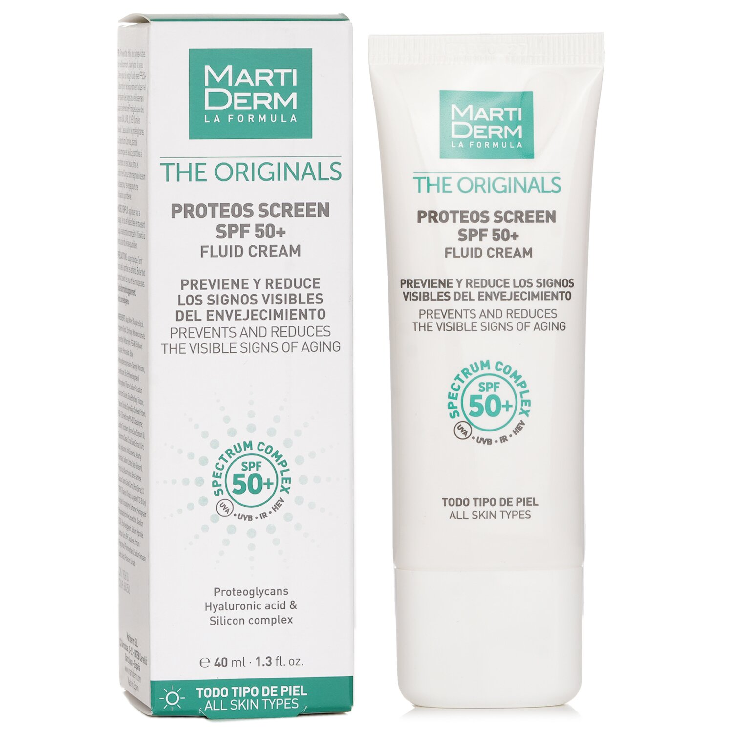 Martiderm The Originals Proteos Screen SPF 50+ Fluid Cream 40ml