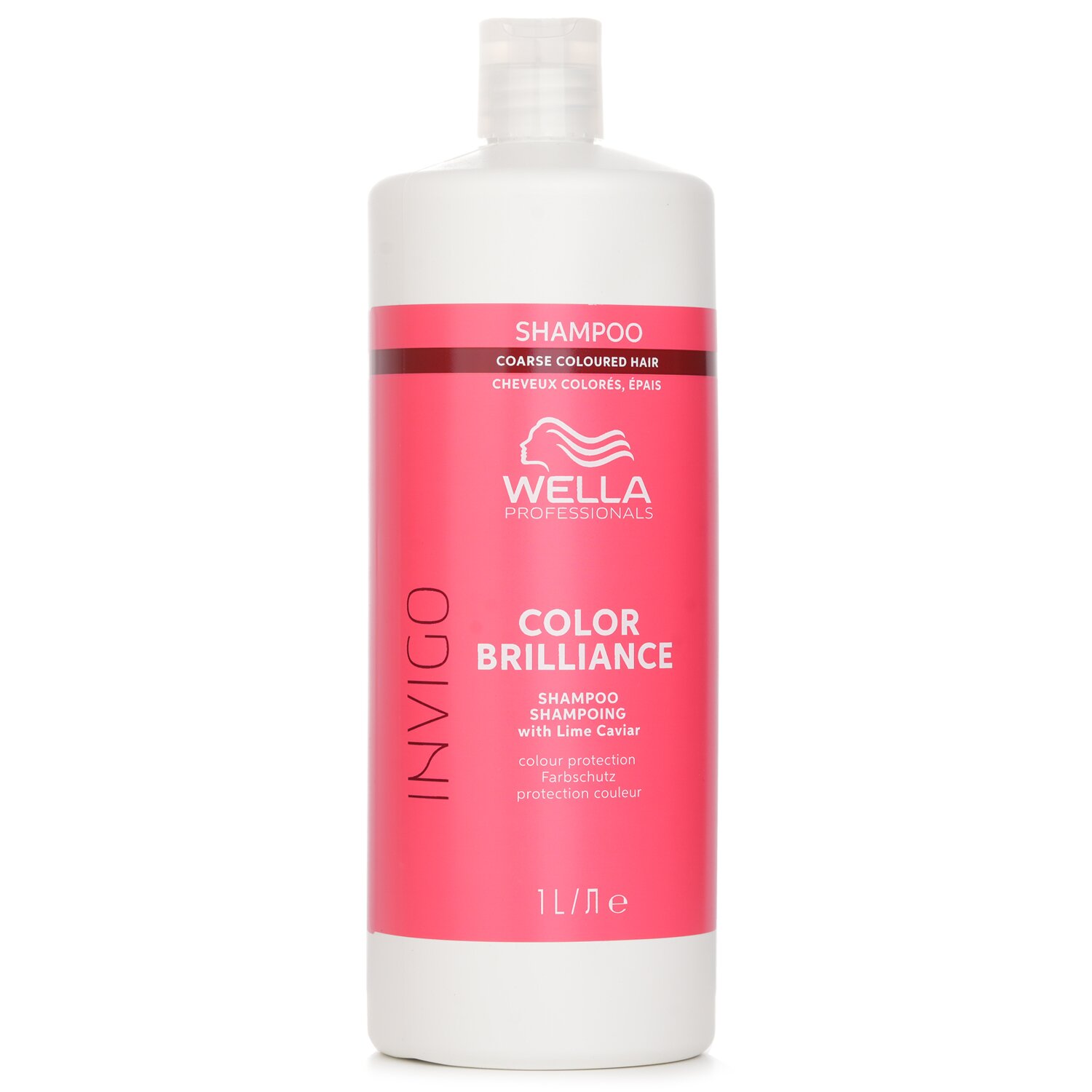 Wella Invigo Color Brilliance Shampoo With Lime Caviar Coarse Colored Hair 1000ml