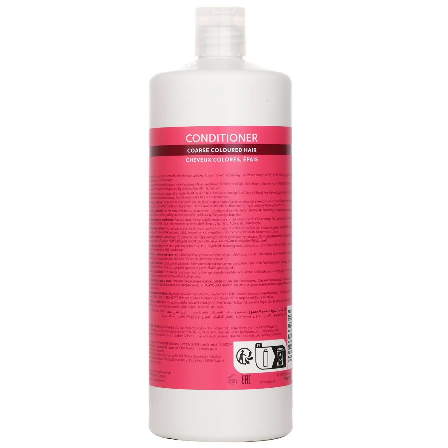 Wella Invigo Color Brilliance Conditioner With Lime Caviar Coarse Colored Hair 1000ml