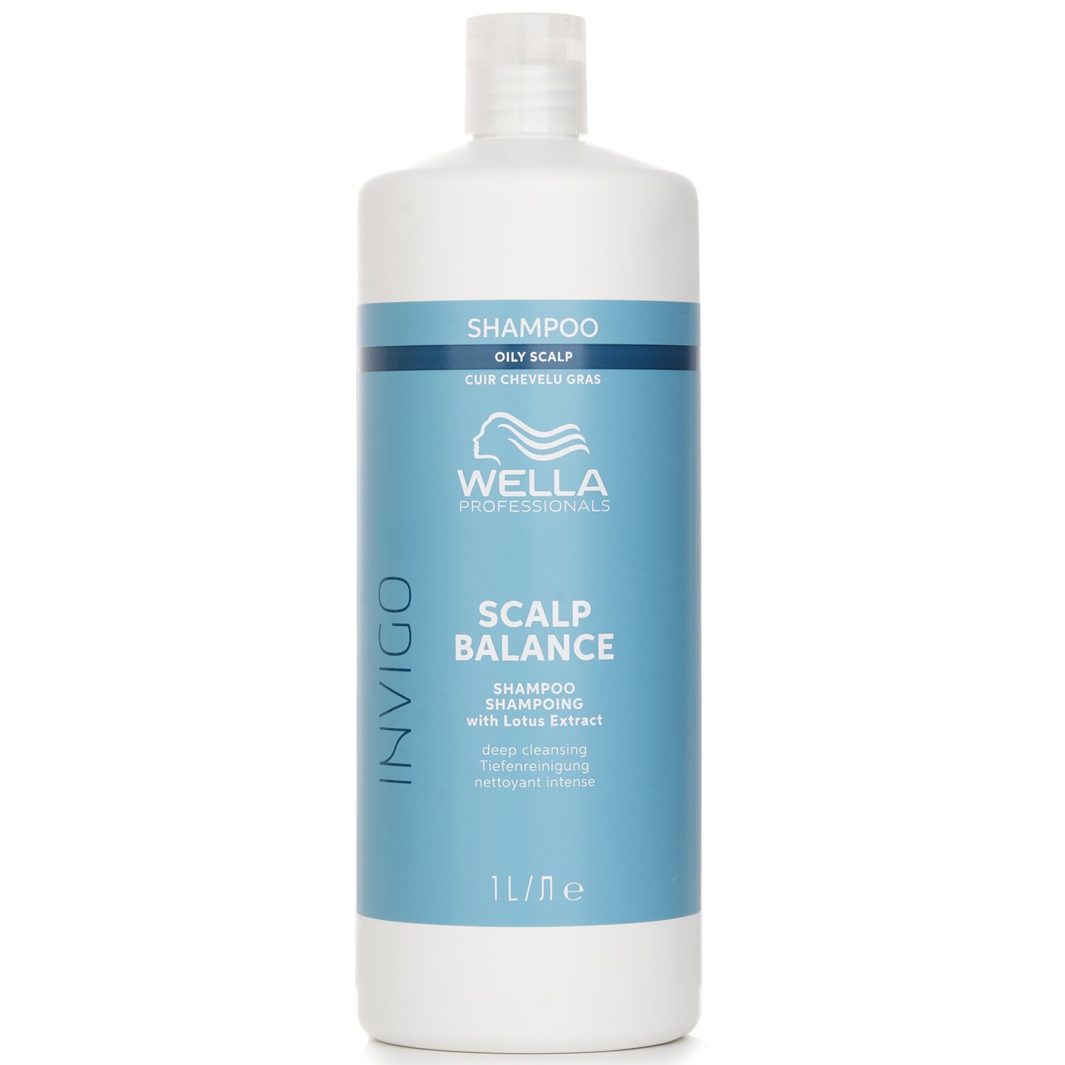 Wella Invigo Scalp Balance Shampoo With Lotus Extract Oily Scalp 1000ml