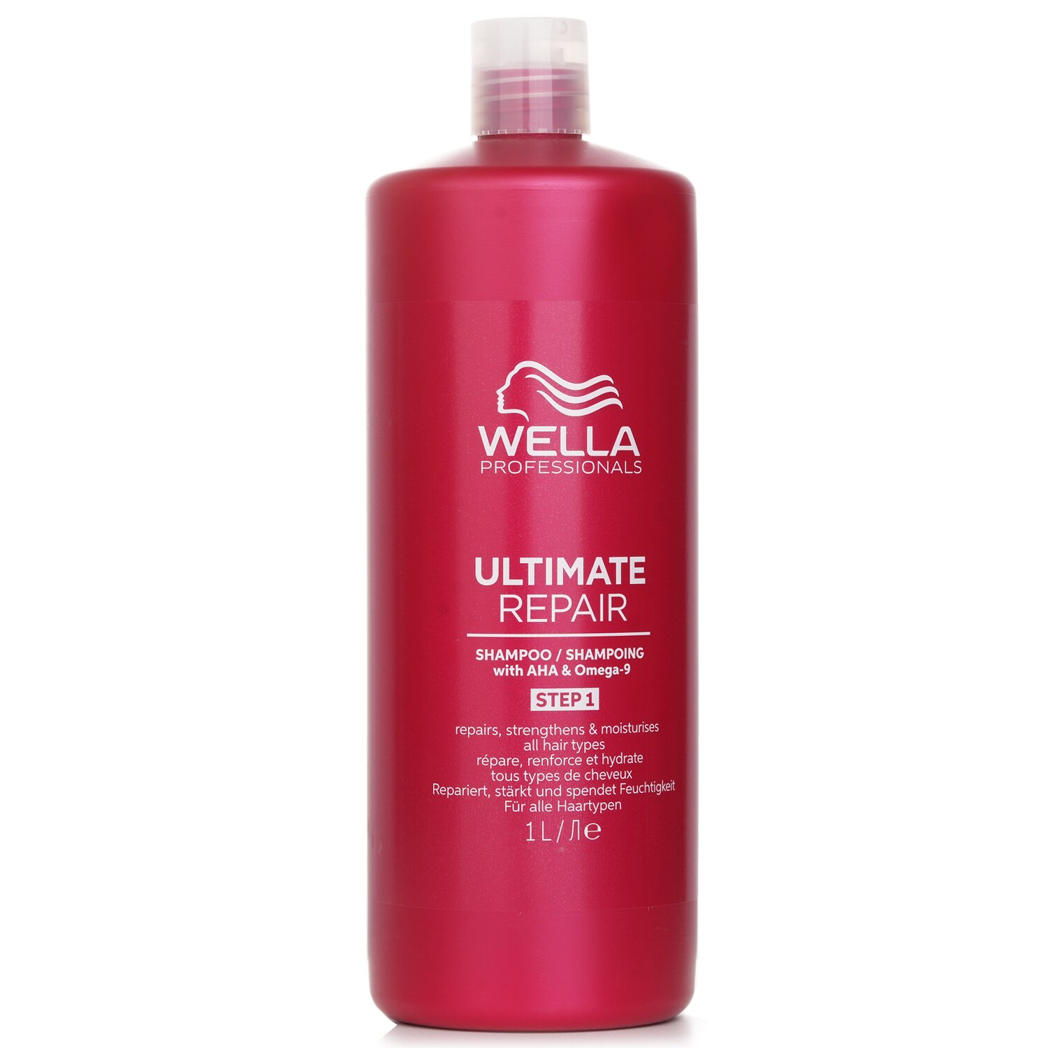 Wella Ultimate Repair Shampoo With AHA & Omega 9 1000ml