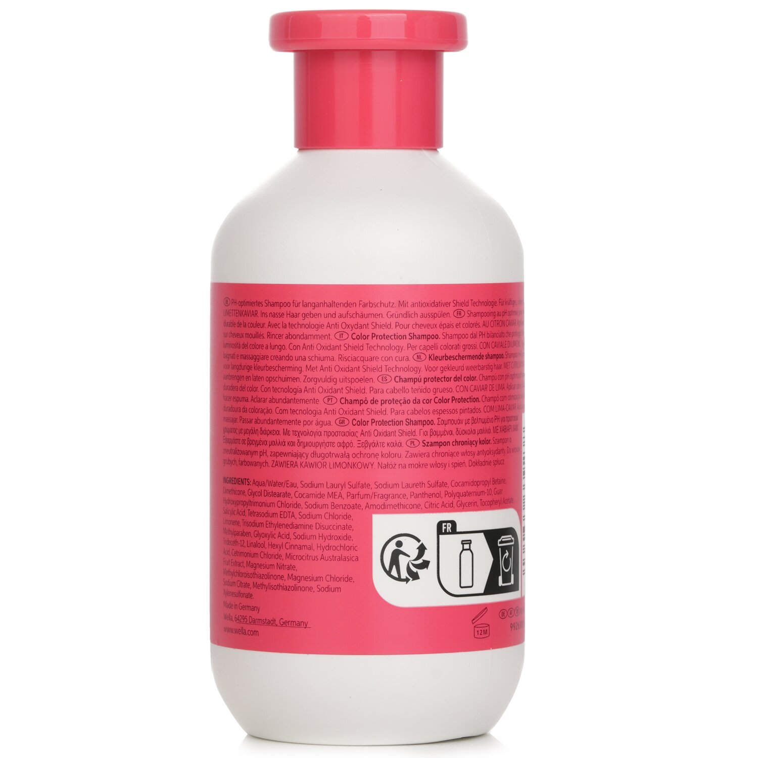 Wella Invigo Color Brilliance Shampoo With Lime Caviar Coarse Colored Hair 300ml