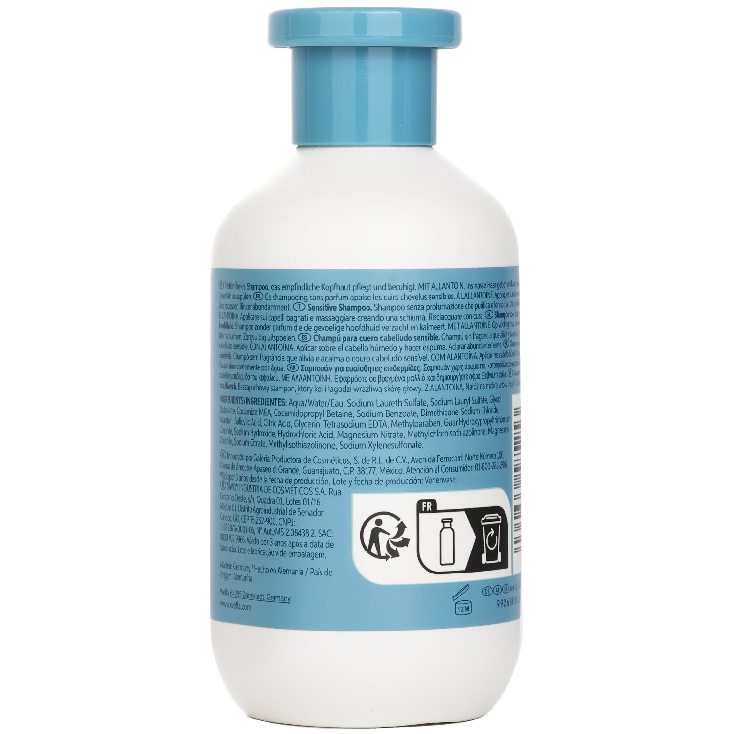 Wella Invigo Scalp Balance Shampoo With Allantoin Sensitive Scalp 300ml