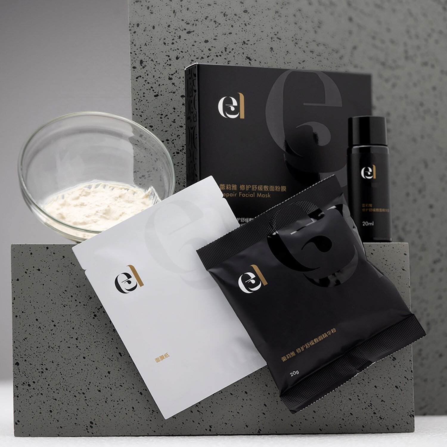 Natural Beauty Восстанавливающая Маска для Лица 10x(20ml+20g)