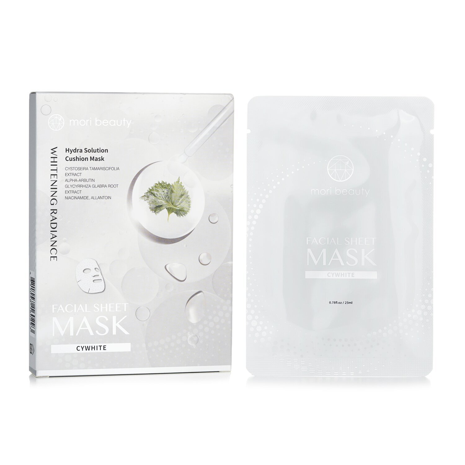 mori beauty by Natural Beauty 特润焕白透亮面膜 3pcsx 23ml/0.78