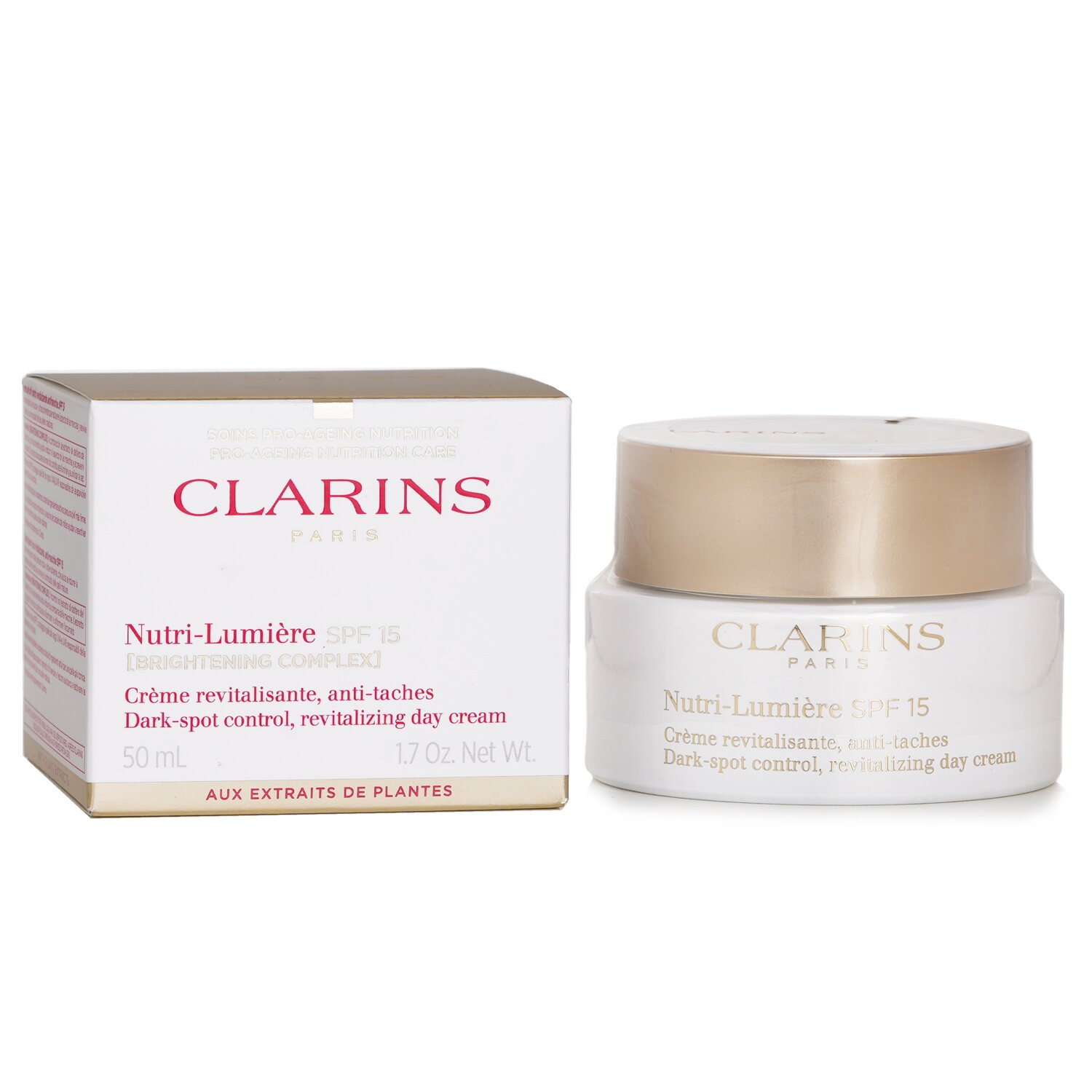 Clarins 克蘭詩 (嬌韻詩) Nutri Lumiere 淡斑活膚日霜 SPF 15 50ml