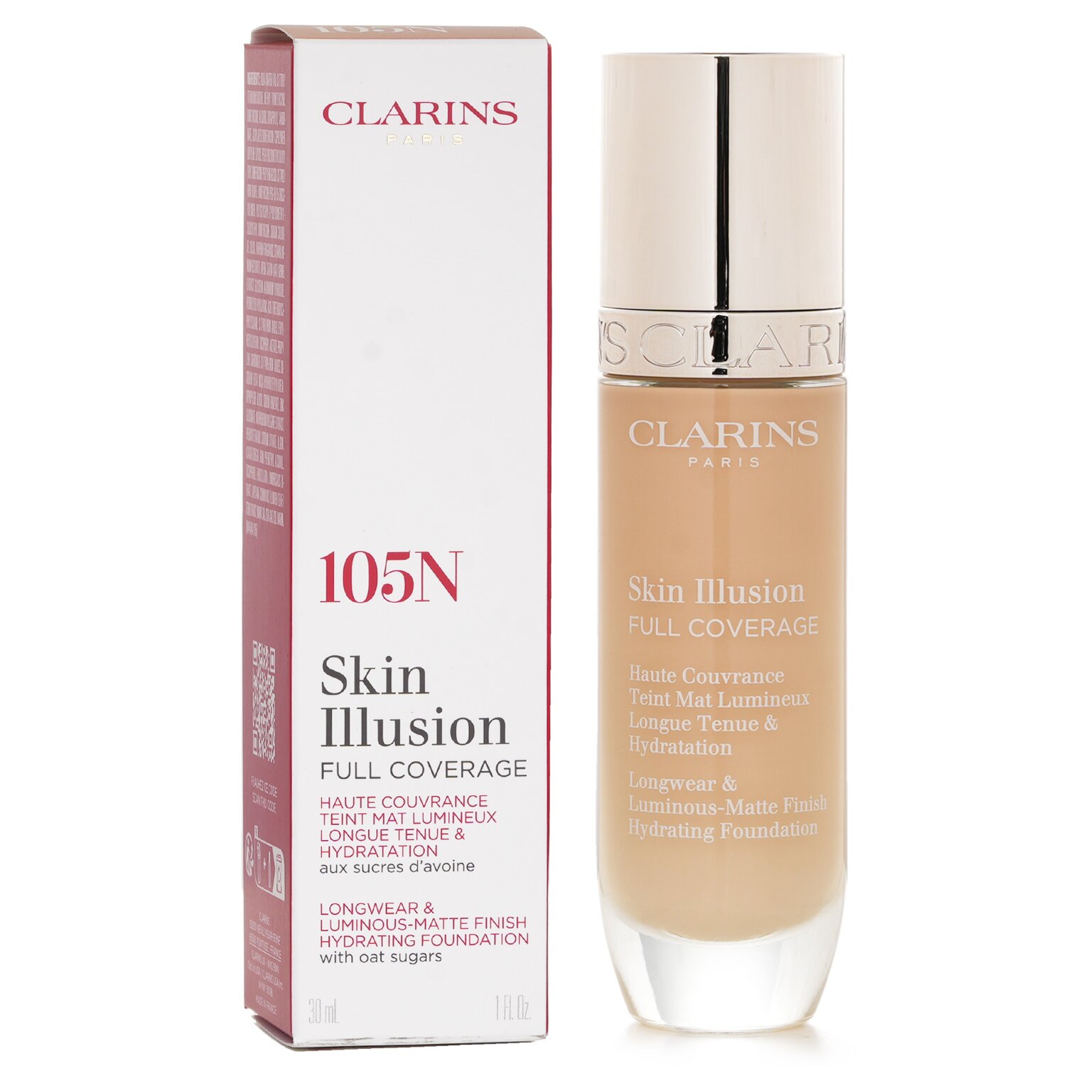 Clarins Skin Illusion Full Coverage Foundation 30ml