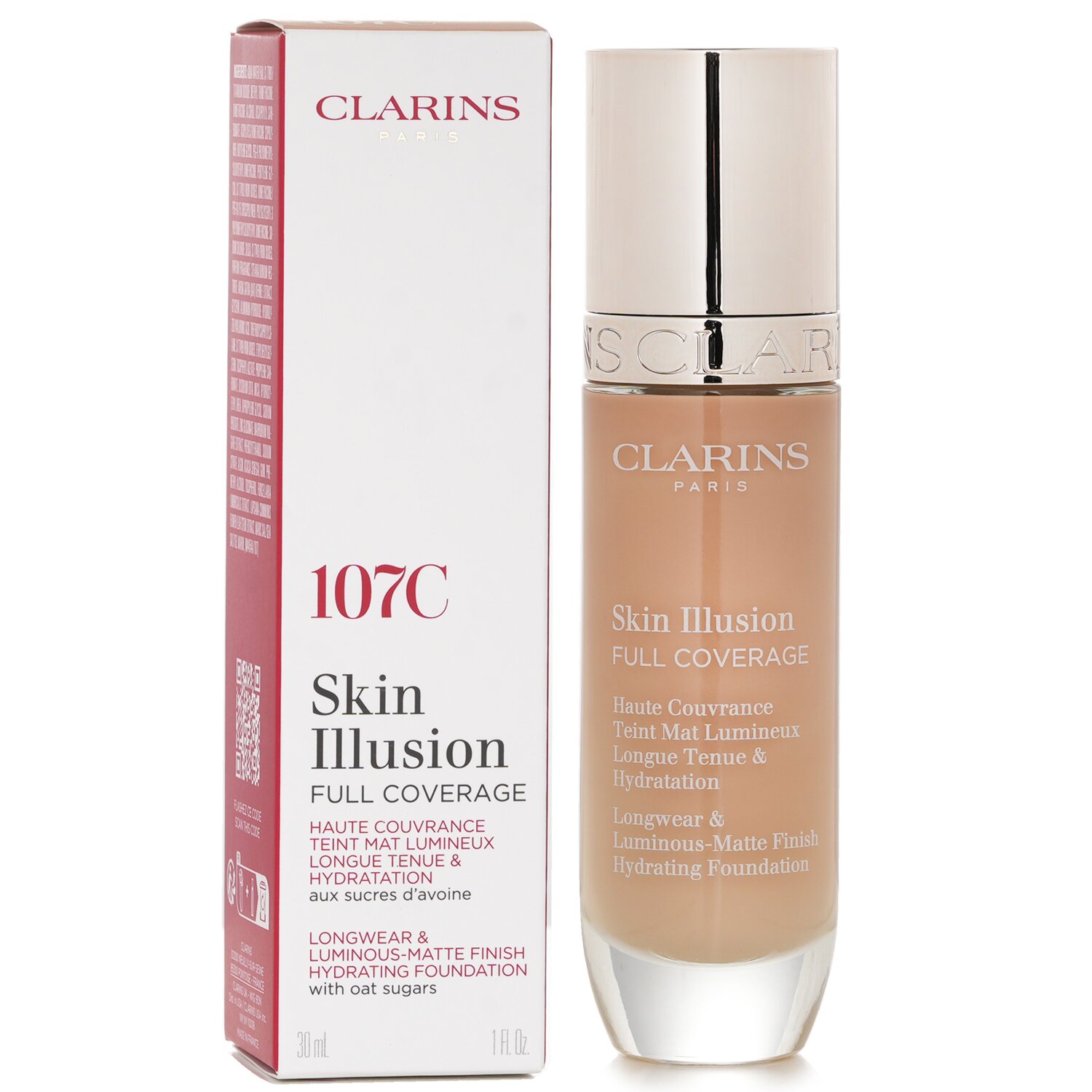 Clarins Skin Illusion Full Coverage Foundation 30ml
