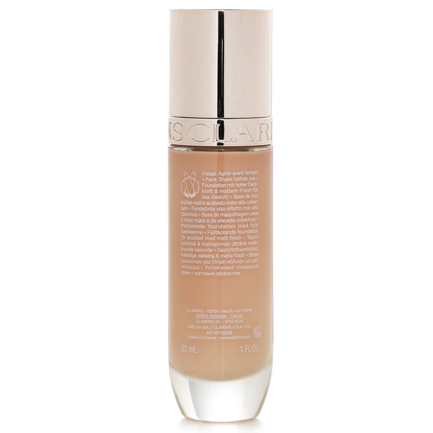 Clarins Skin Illusion Full Coverage Foundation 30ml