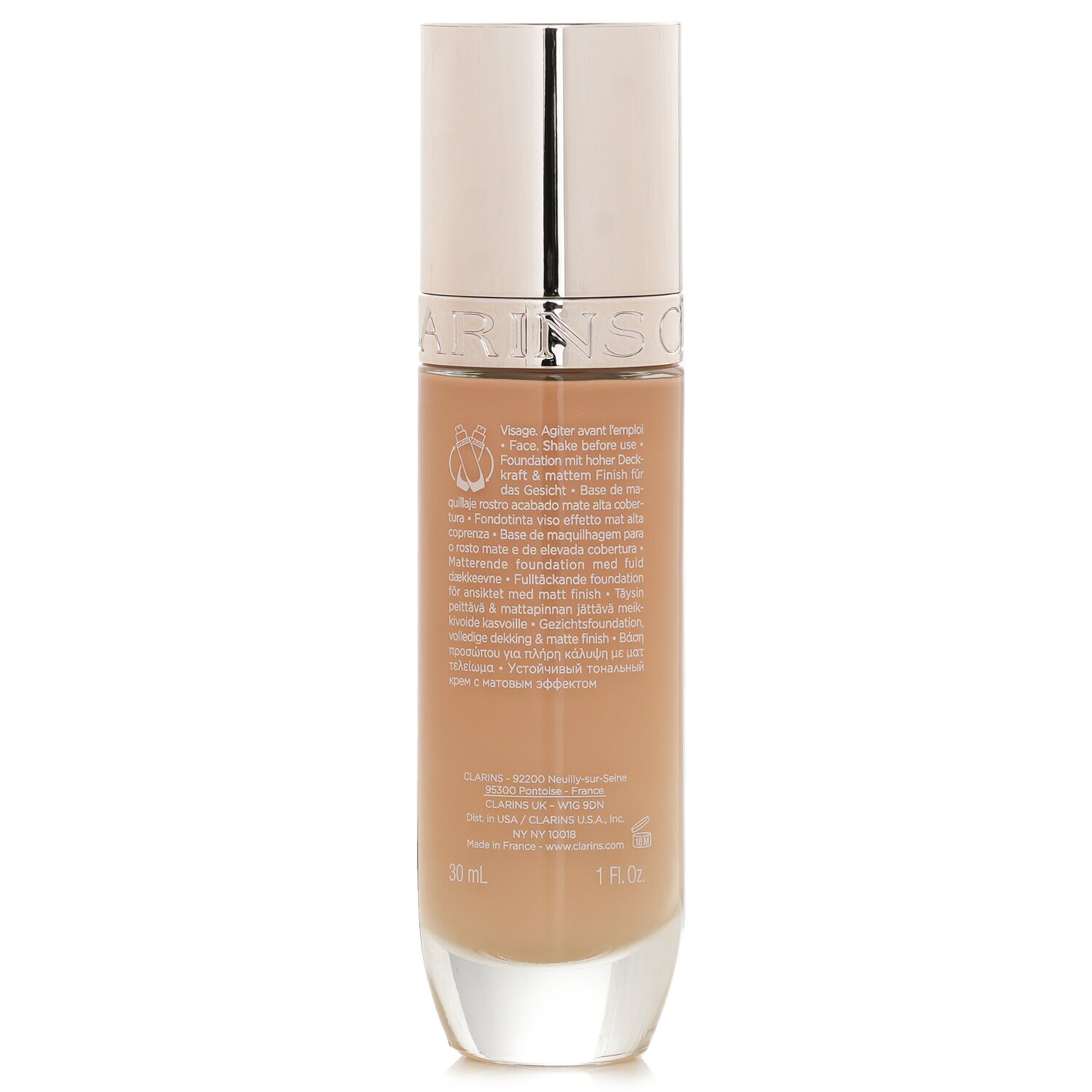 Clarins Skin Illusion Full Coverage Foundation 30ml