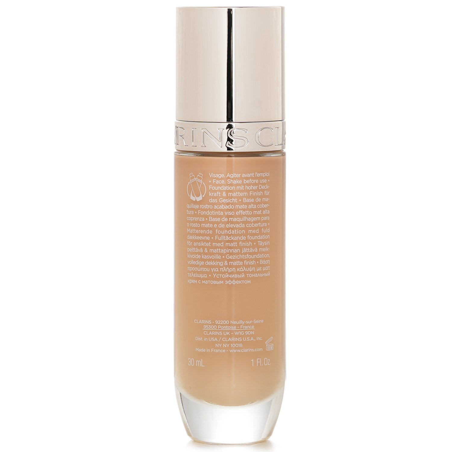 Clarins Skin Illusion Full Coverage Foundation 30ml