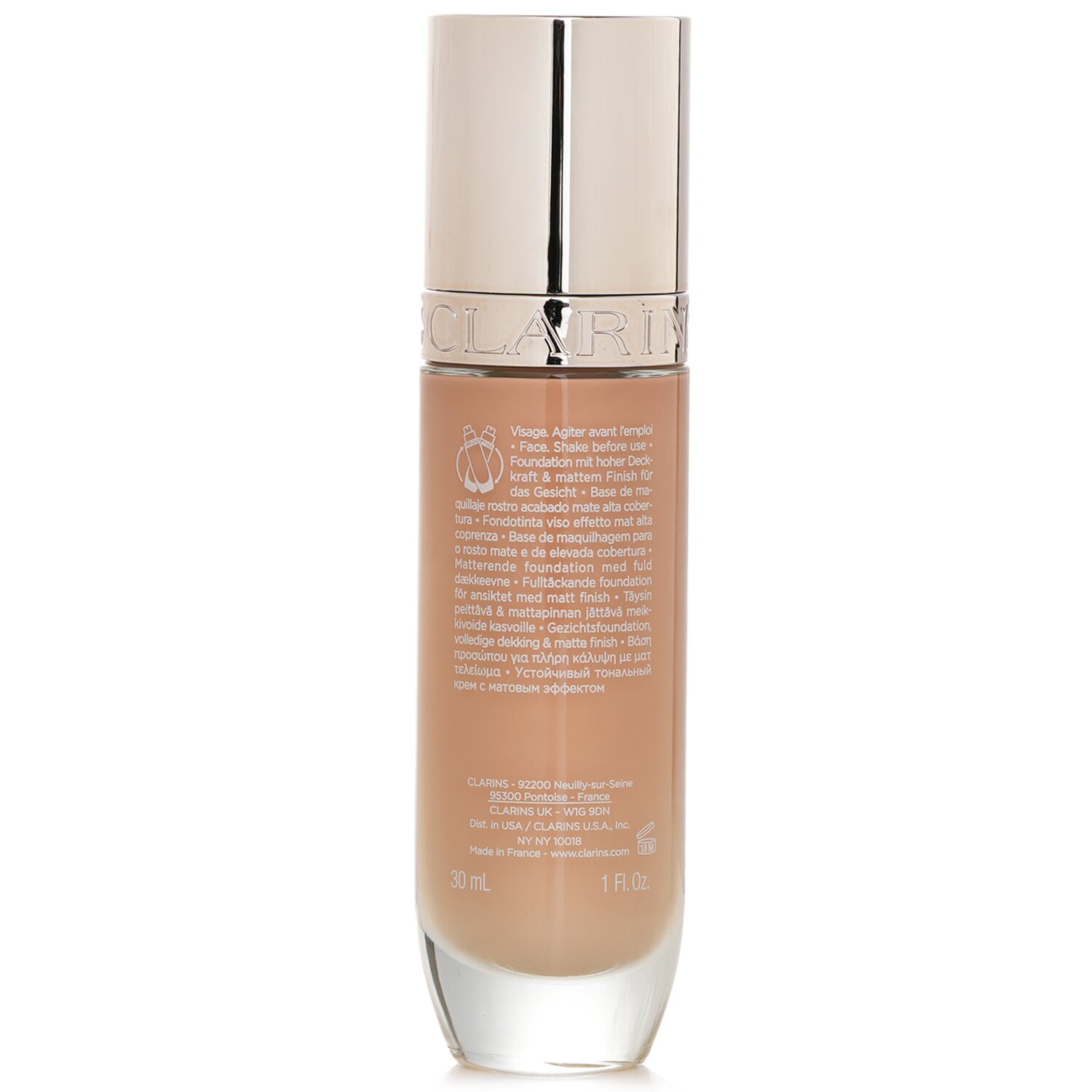Clarins Skin Illusion Full Coverage Foundation 30ml
