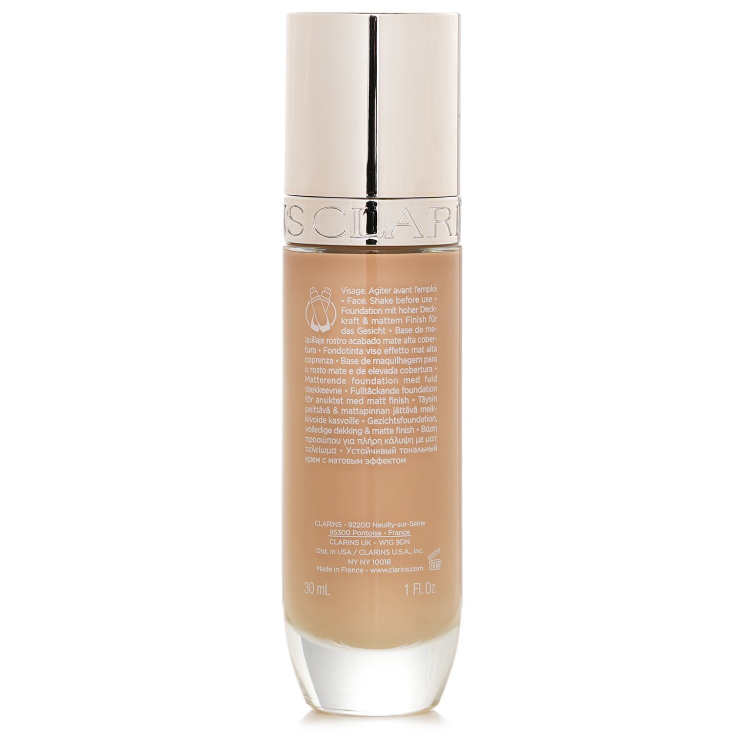 Clarins Skin Illusion Full Coverage Foundation 30ml