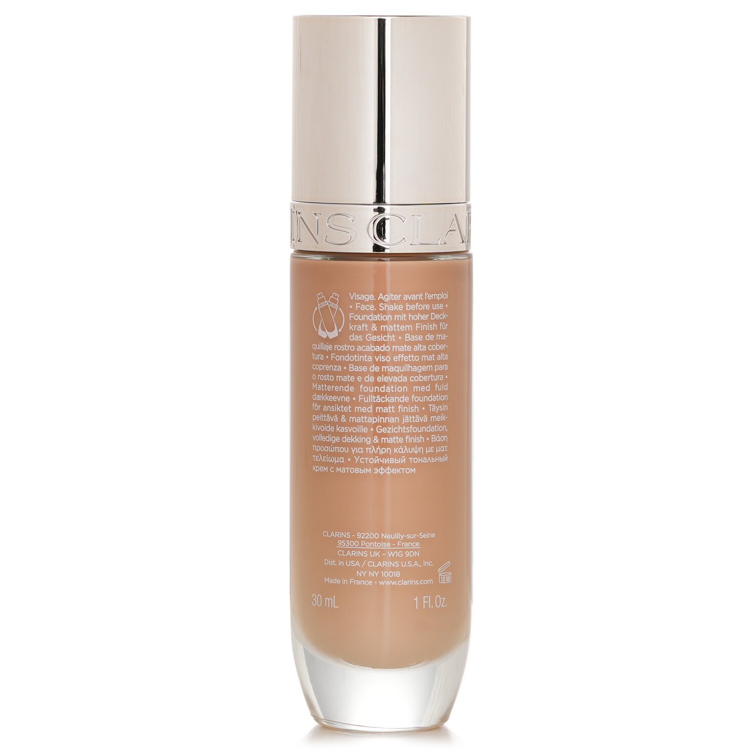 Clarins Skin Illusion Full Coverage Foundation 30ml