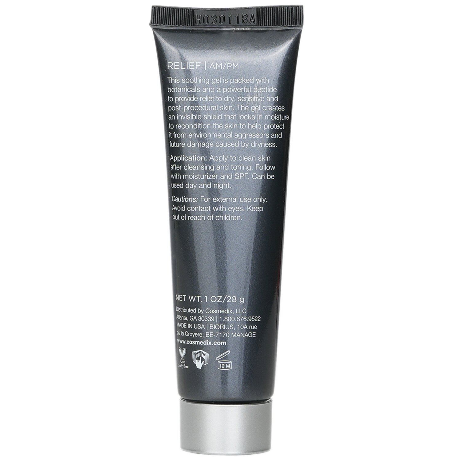 CosMedix Gel de Péptidos Alivio Calmante 28g/1oz