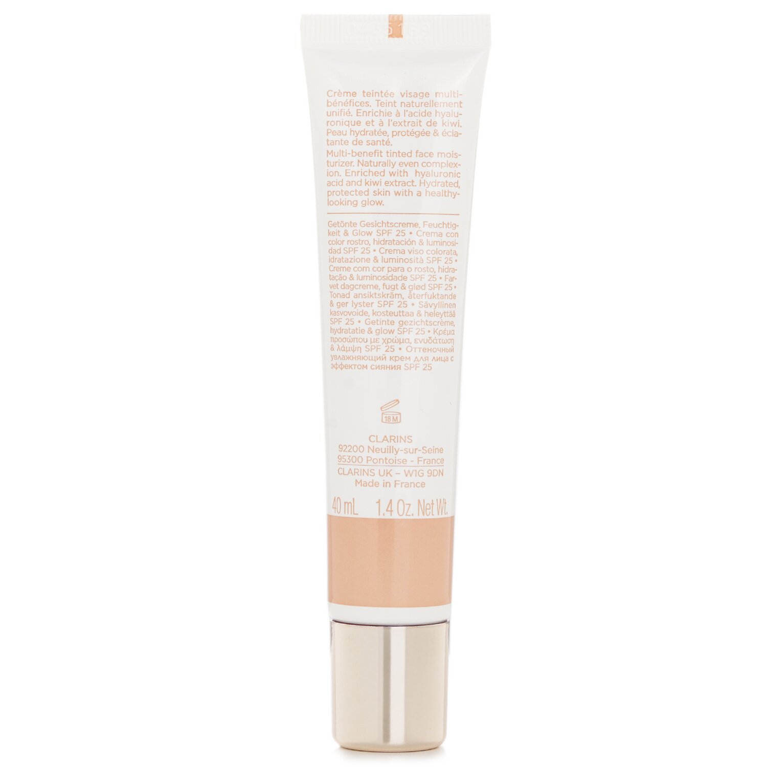 Clarins Skin Illusion Tinted Moisturizer SPF 25 40ml