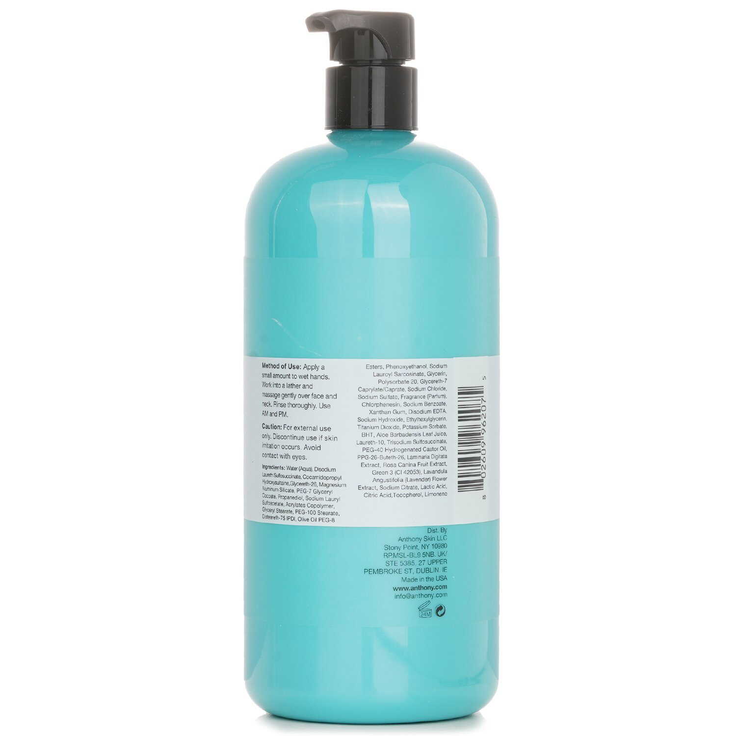 Anthony Logistics For Men Algae Facial Cleanser (Normal To Dry Or Sensitive Skin) 946ml/32oz