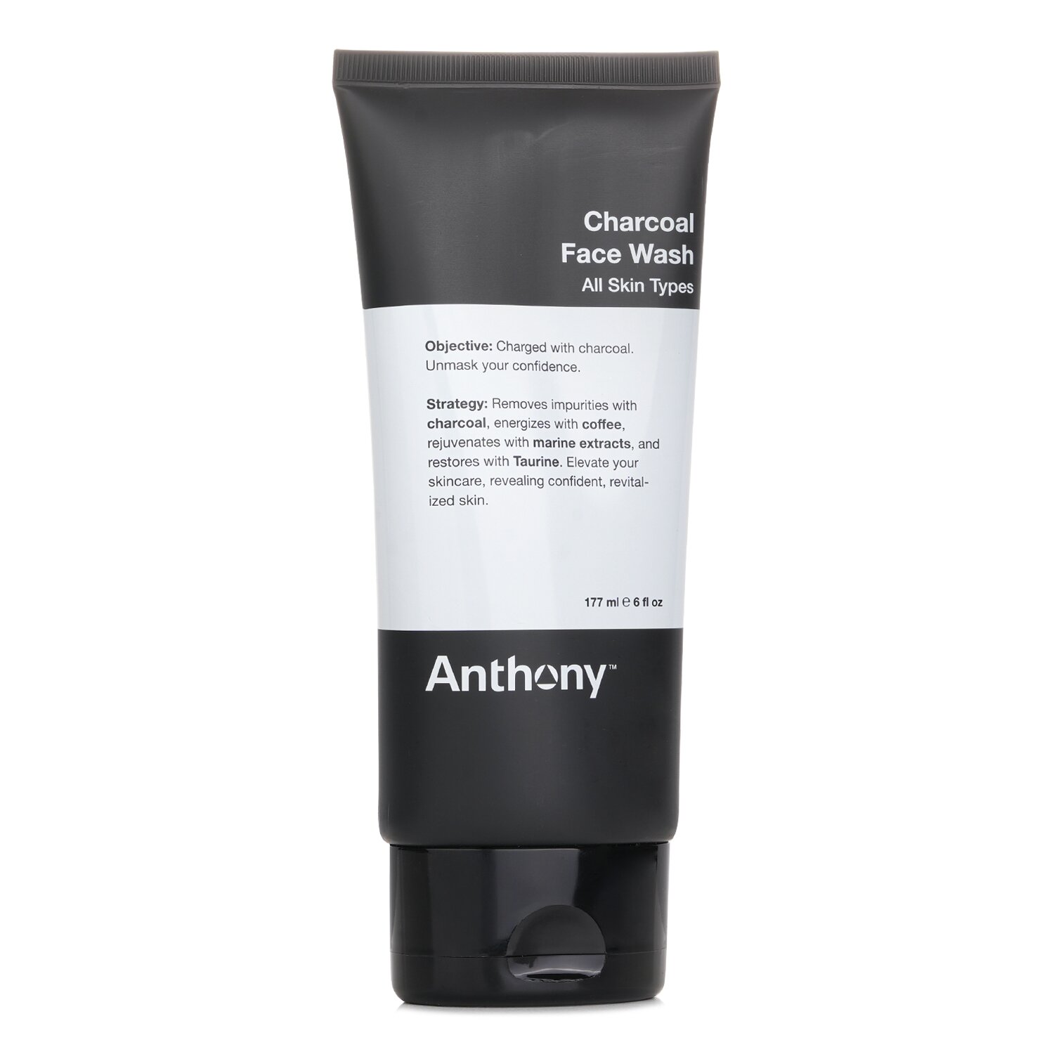 Anthony Logistics For Men Charcoal Face Wash 177ml/6oz