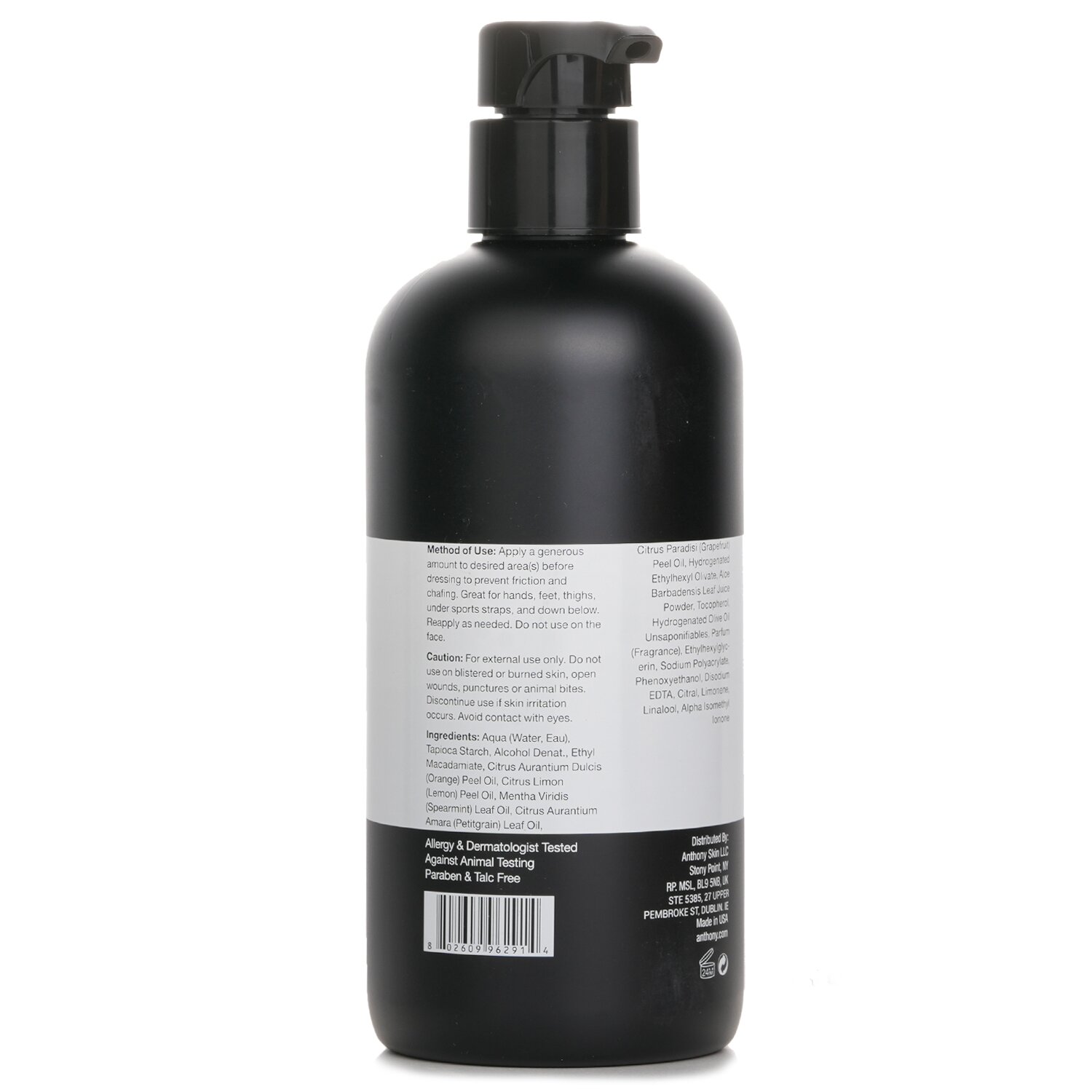 Anthony Logistics For Men No Sweat Body Defense 473ml/16oz