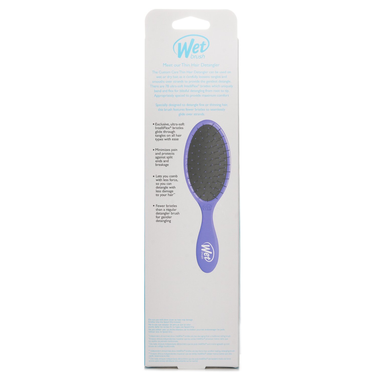 Wet Brush Custom Care Thin Hair Detangler Hair Brush 1pc