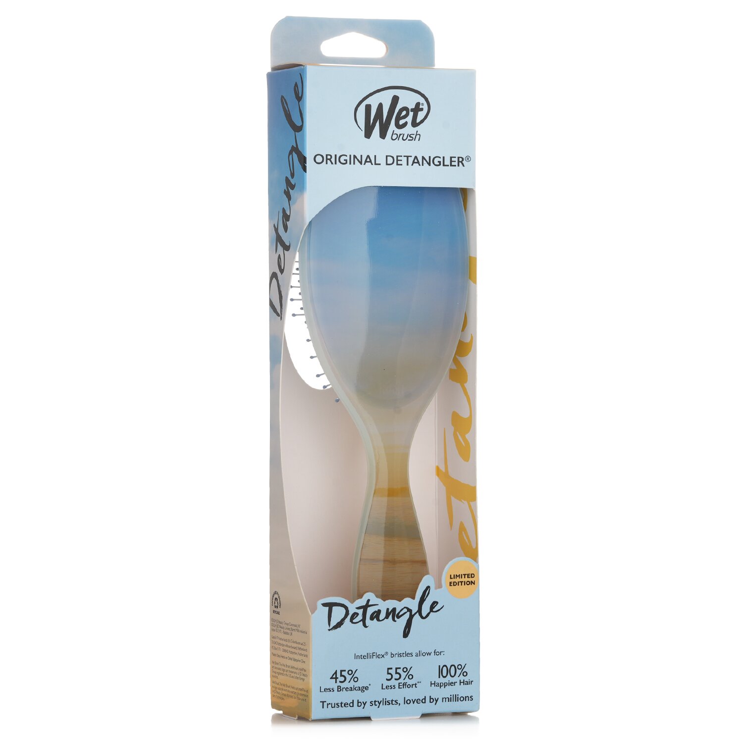 Wet Brush Original Detangler Desert Afterglow Blue Hair Brush 1pc