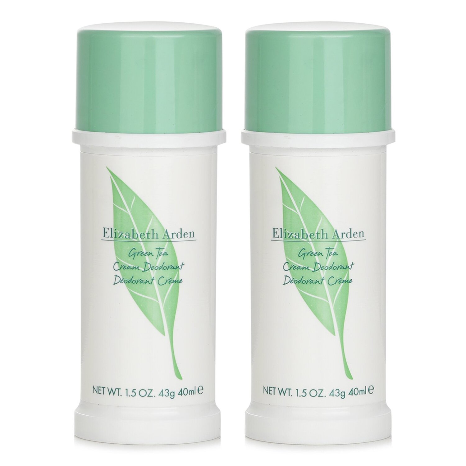 Elizabeth Arden 【1+1 Set】Green Tea Cream Deo 43g/1.5oz x2