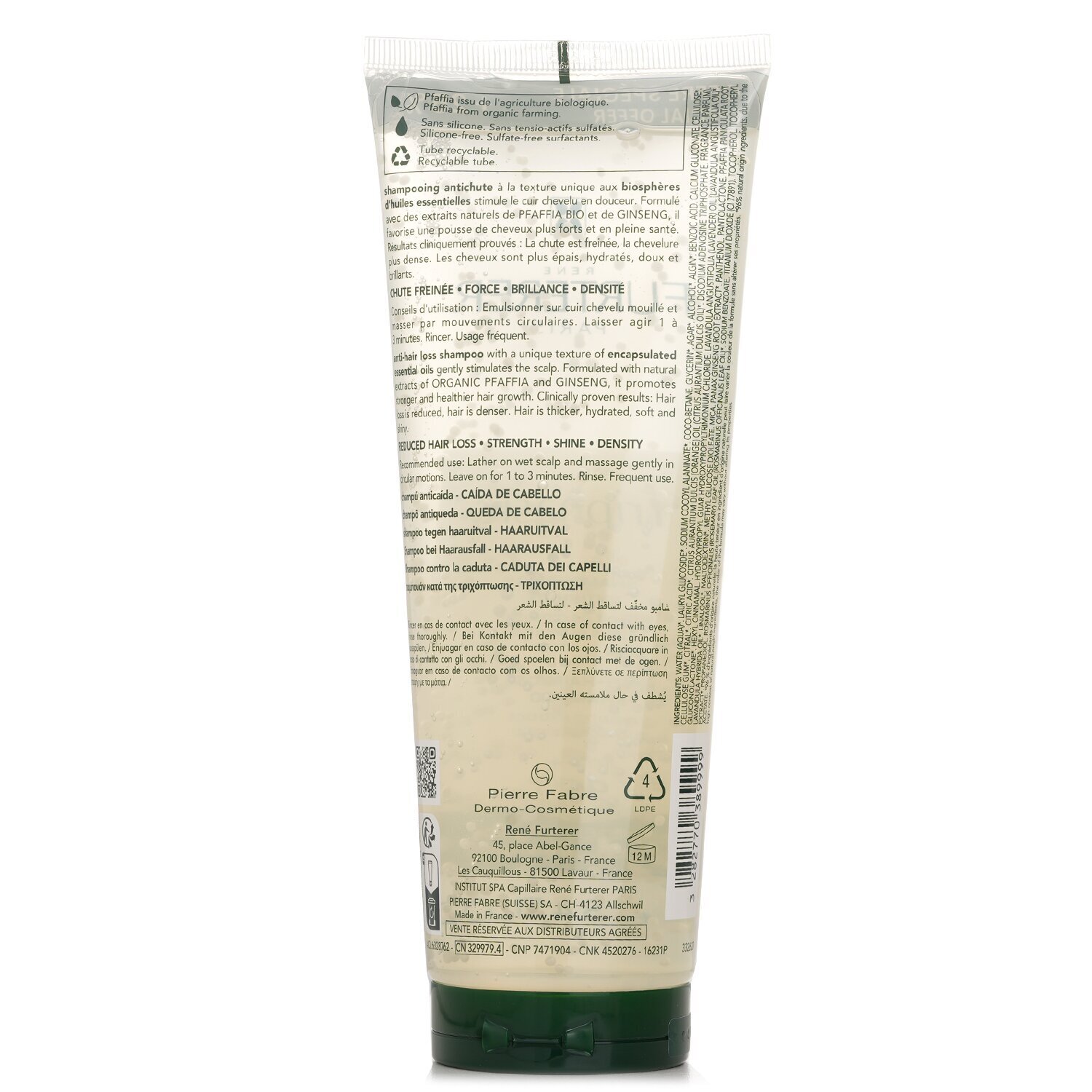 Rene Furterer Triphasic Anti-Hairloss Shampoo 250ml