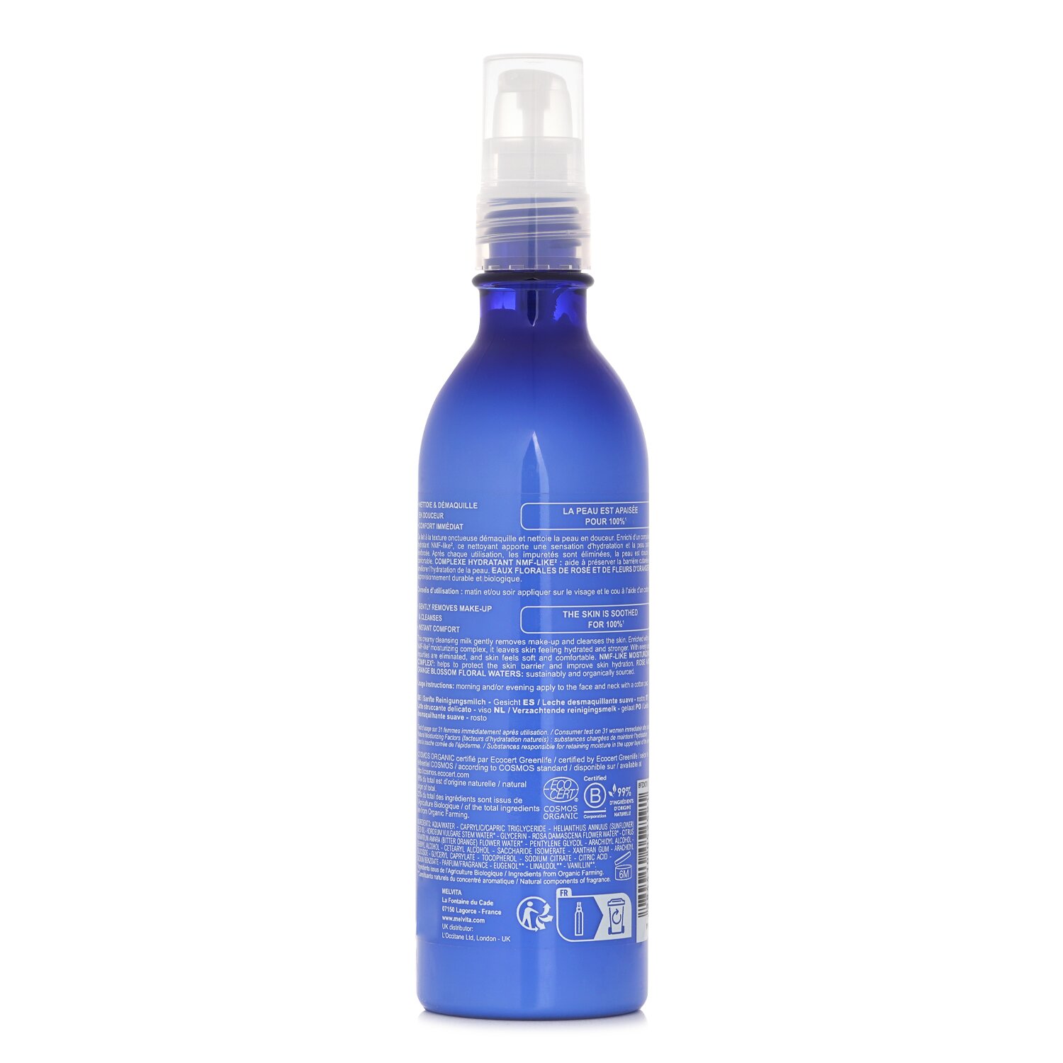 Melvita 梅維塔 有機花香柔膚潔面乳 200ml