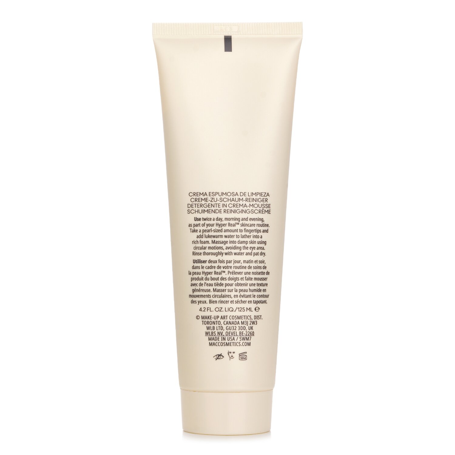 MAC Hyper Real Cream To Foam Cleanser 125ml