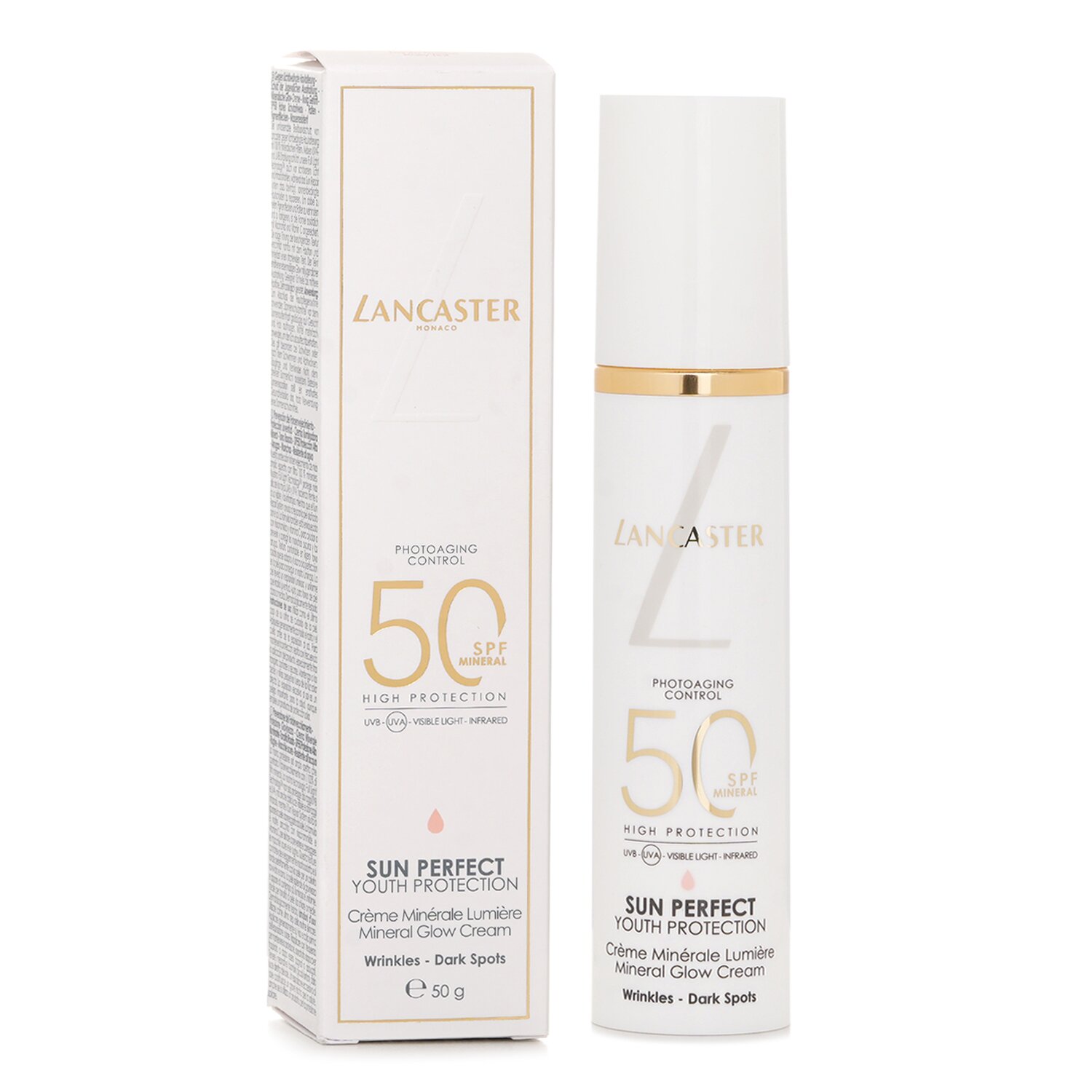 Lancaster Sun Perfect Mineral Glow Cream SPF 50 50ml