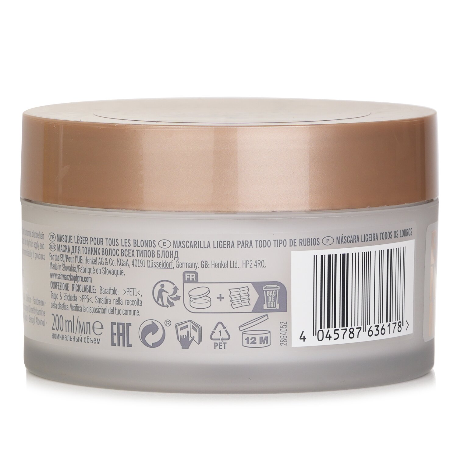 Schwarzkopf Blond Me All Bl Light Mask 200ml
