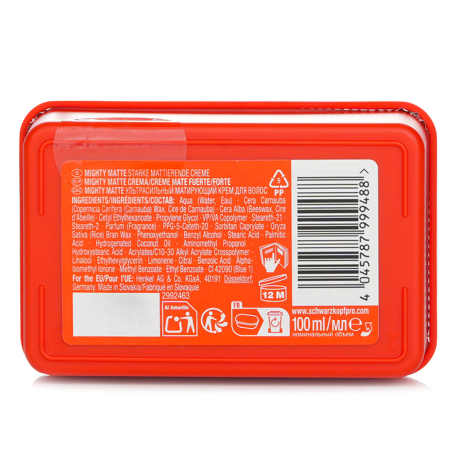 Schwarzkopf Osis Mighty Matte 100ml/3.38oz