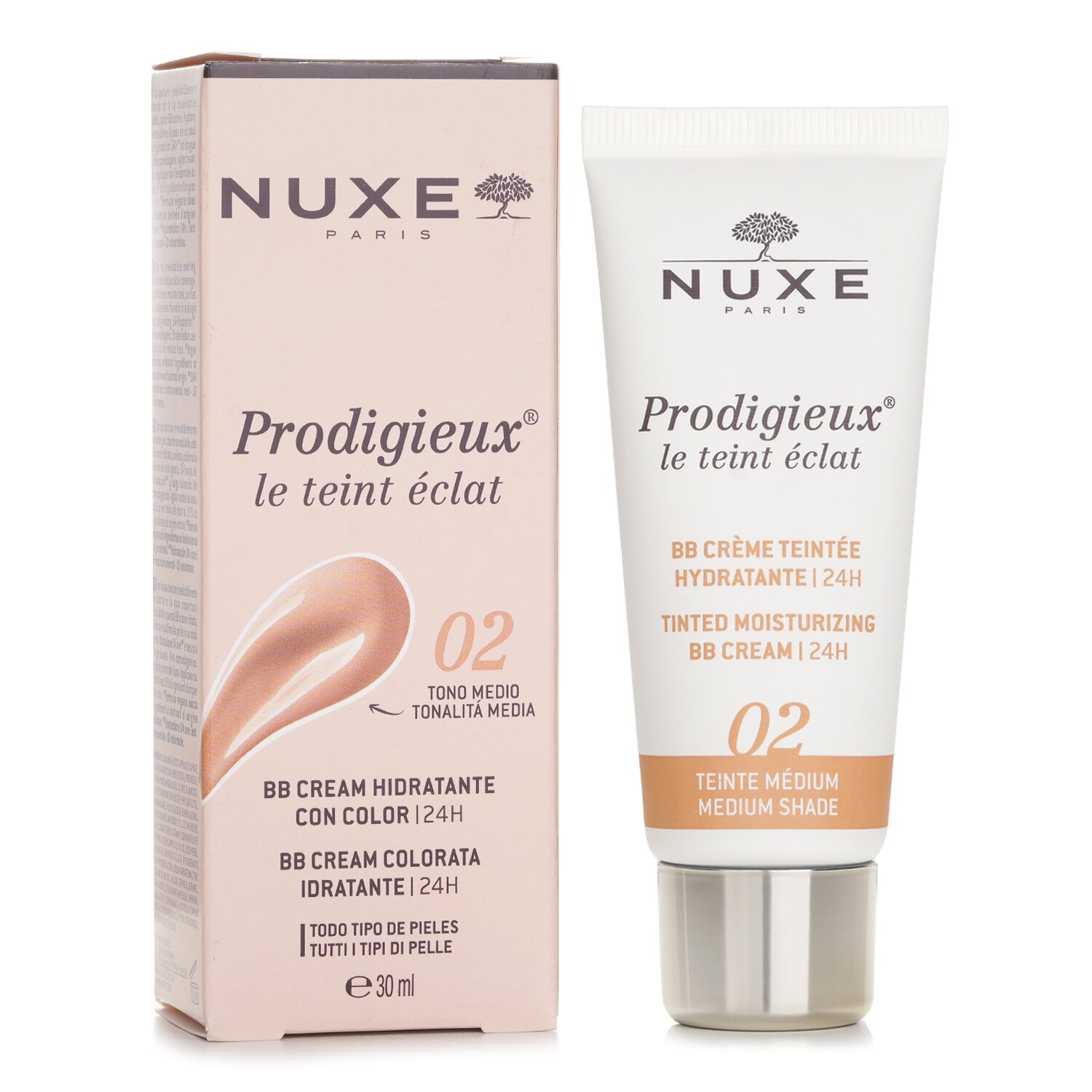 Nuxe Teint Eclat Prodigieux Tinted Moisturising Bb Cream 30ml