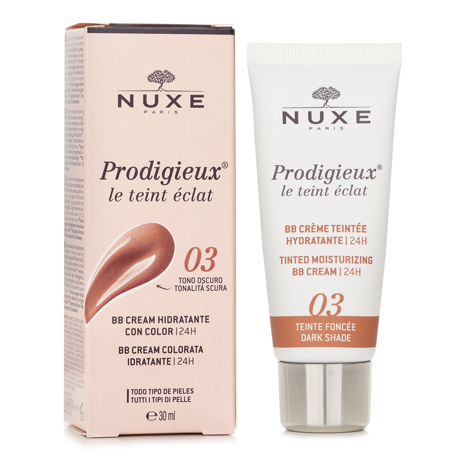 Nuxe Teint Eclat Prodigieux Tinted Moisturising Bb Cream 30ml