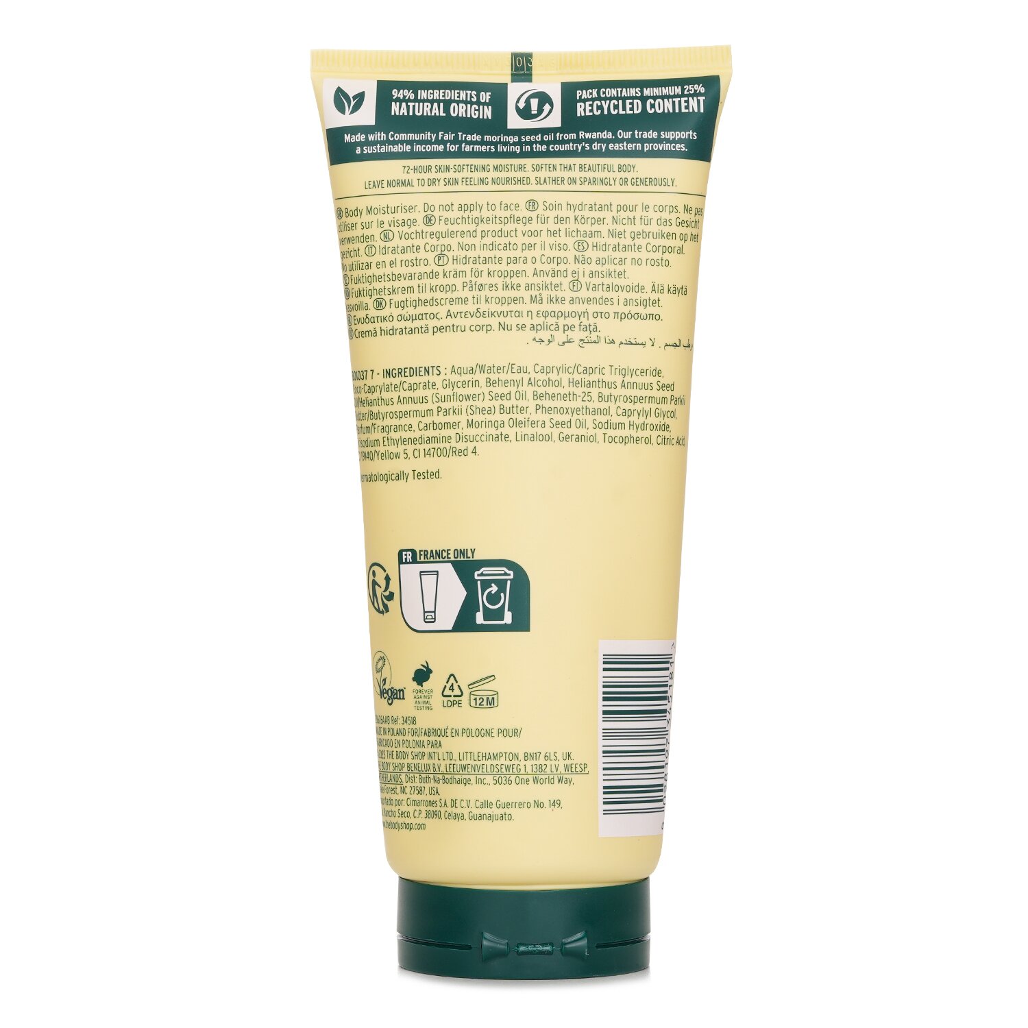 The Body Shop Moringa Body Lotion 200ml