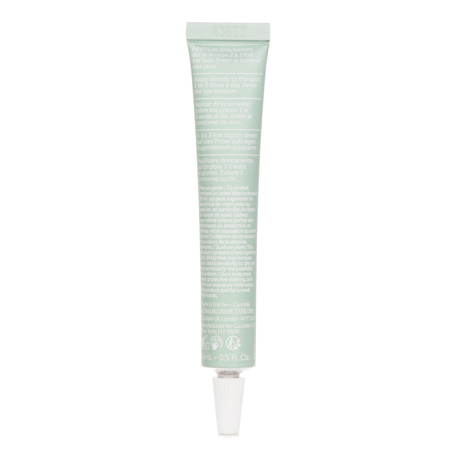 Caudalie Vinopure Salicylic Spot Solution 15ml